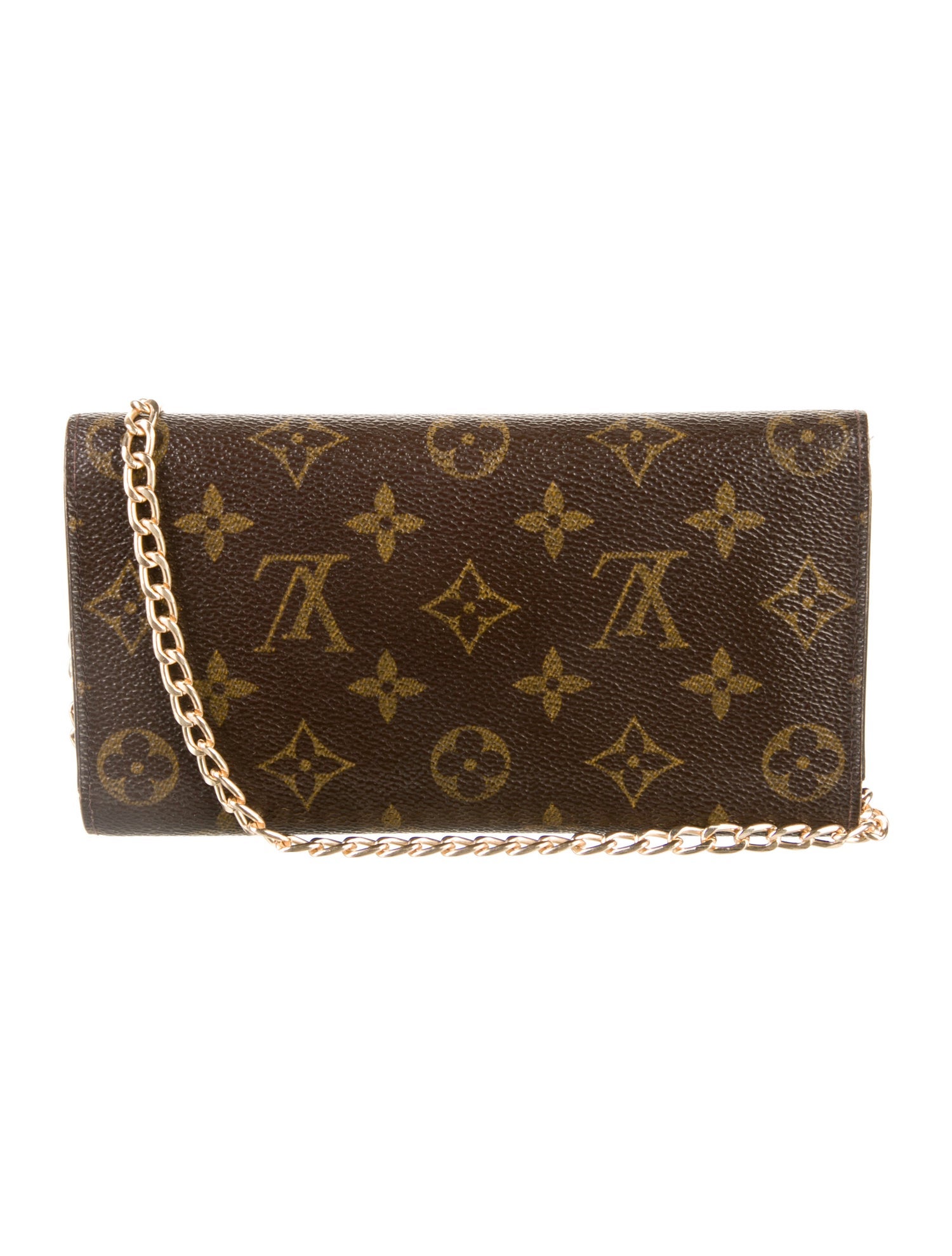 Louis Vuitton Monogram Pattern Coated Canvas International Wallet