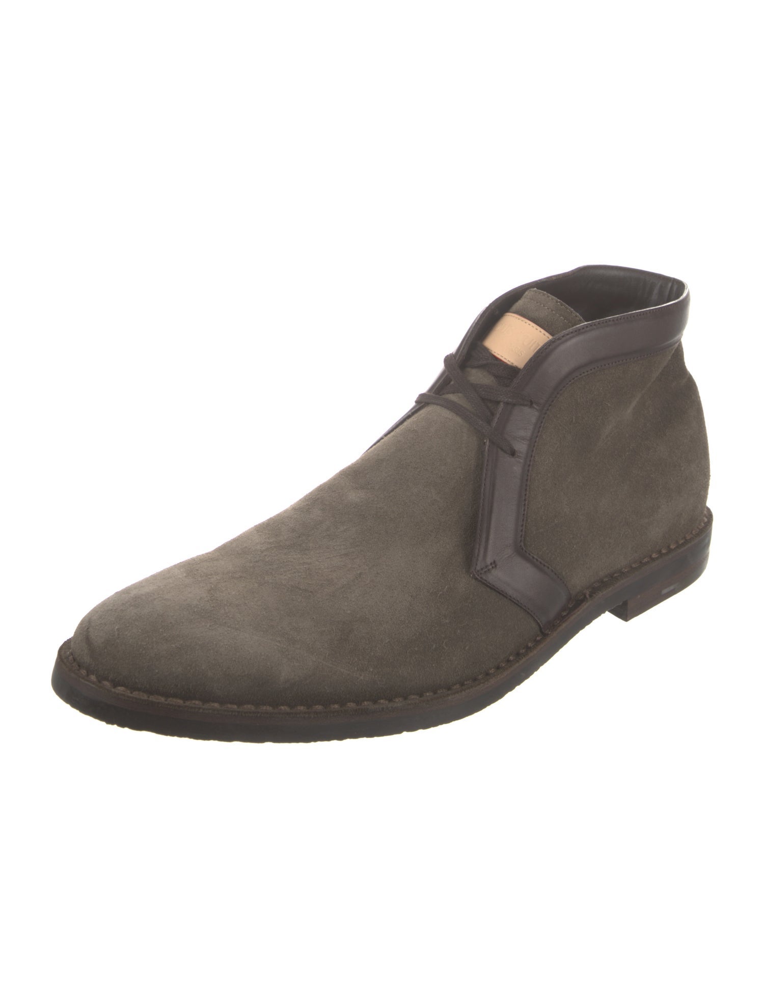 Louis Vuitton Suede Leather Trim Embellishment Derby Shoes