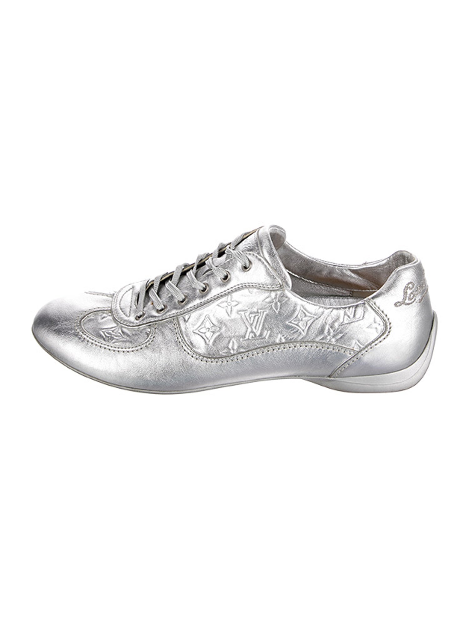 Louis Vuitton Monogram Pattern Leather Sneakers