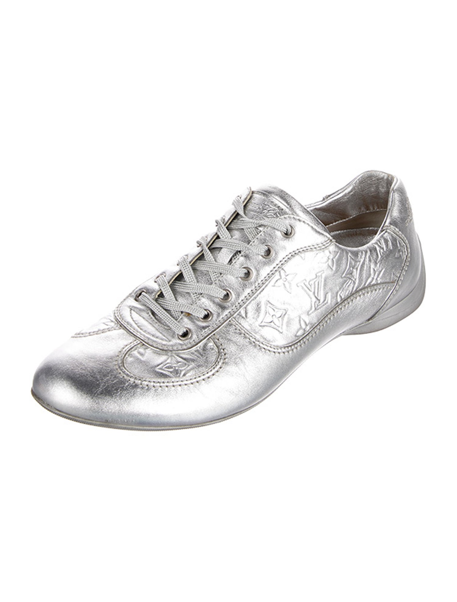 Louis Vuitton Monogram Pattern Leather Sneakers