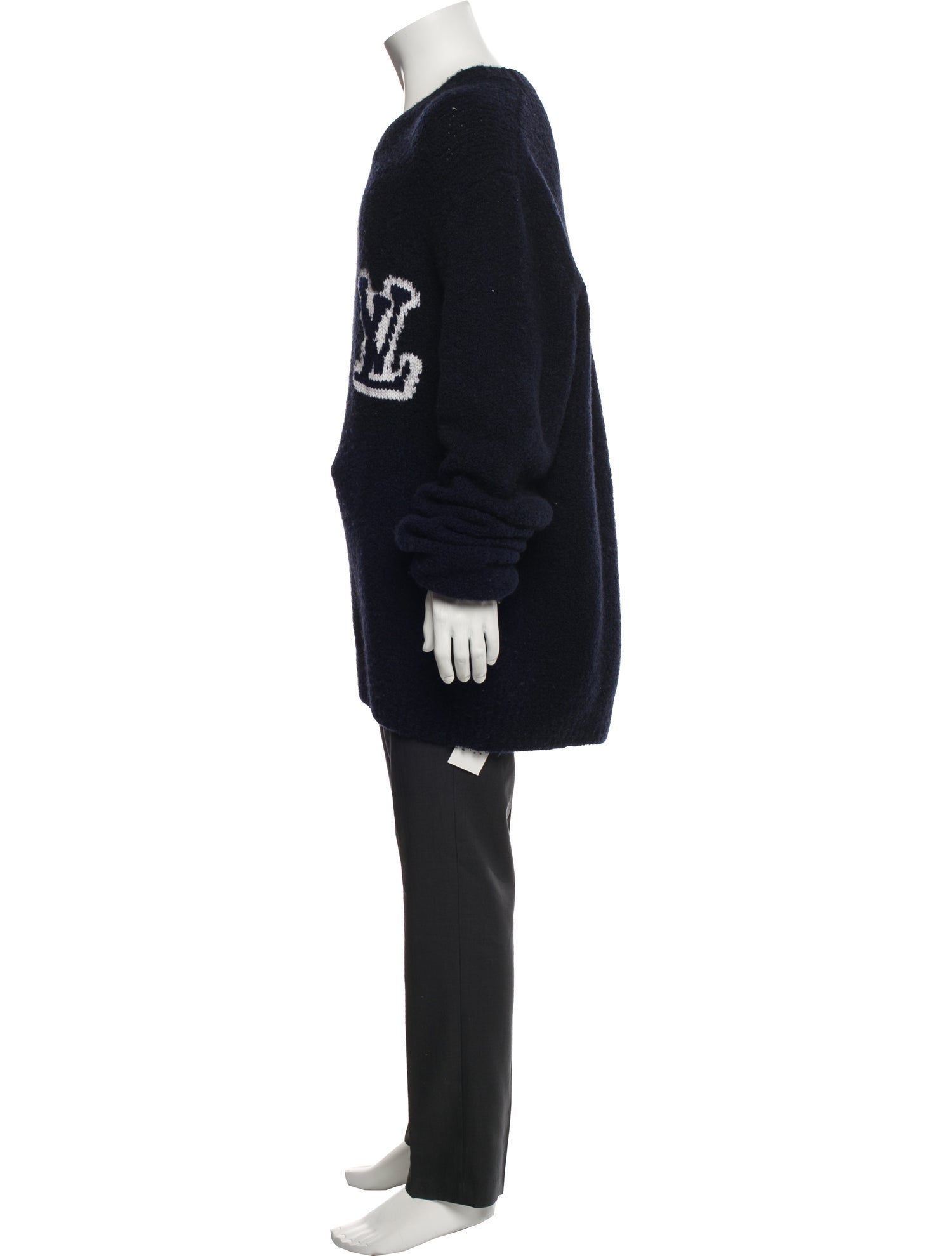 Louis Vuitton 2021 Signature Logo Pullover