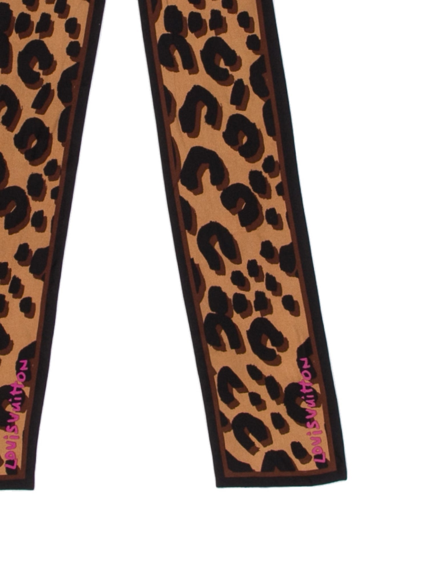 Louis Vuitton Silk Animal Print Bandeau