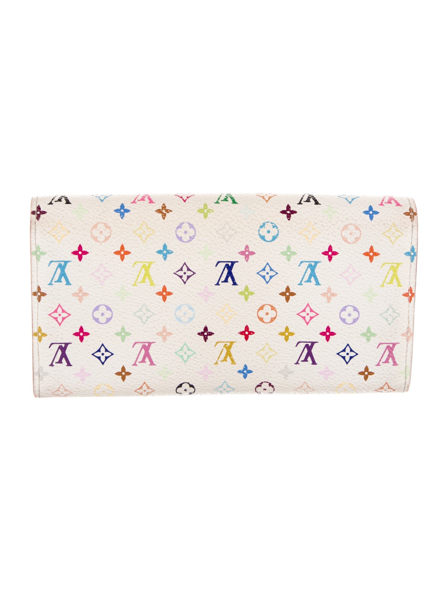 Louis Vuitton Multicolore Monogram Pattern Coated Canvas Sarah Wallet