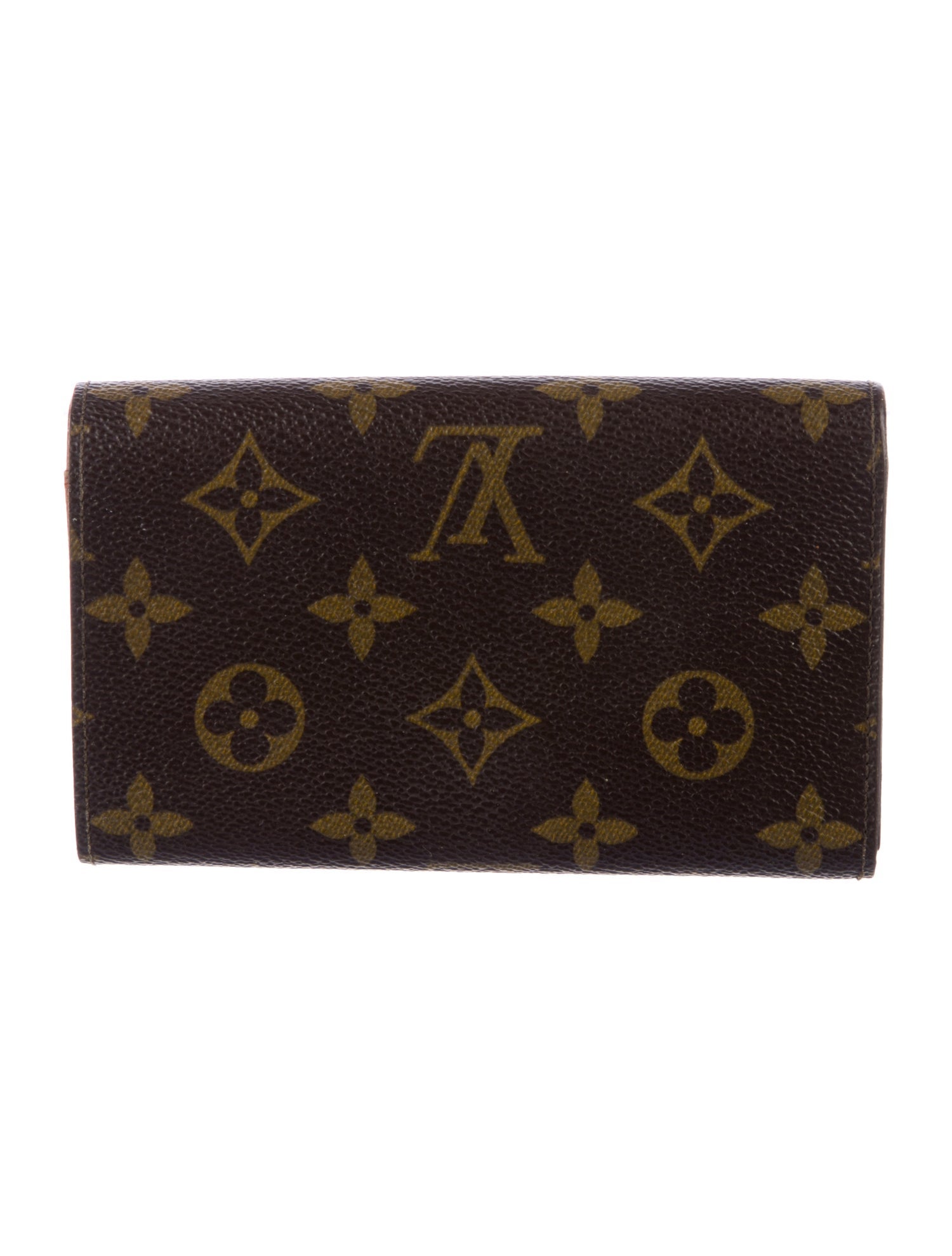 Louis Vuitton Monogram Pattern Coated Canvas Porte-Monnaie Tresor Wallet