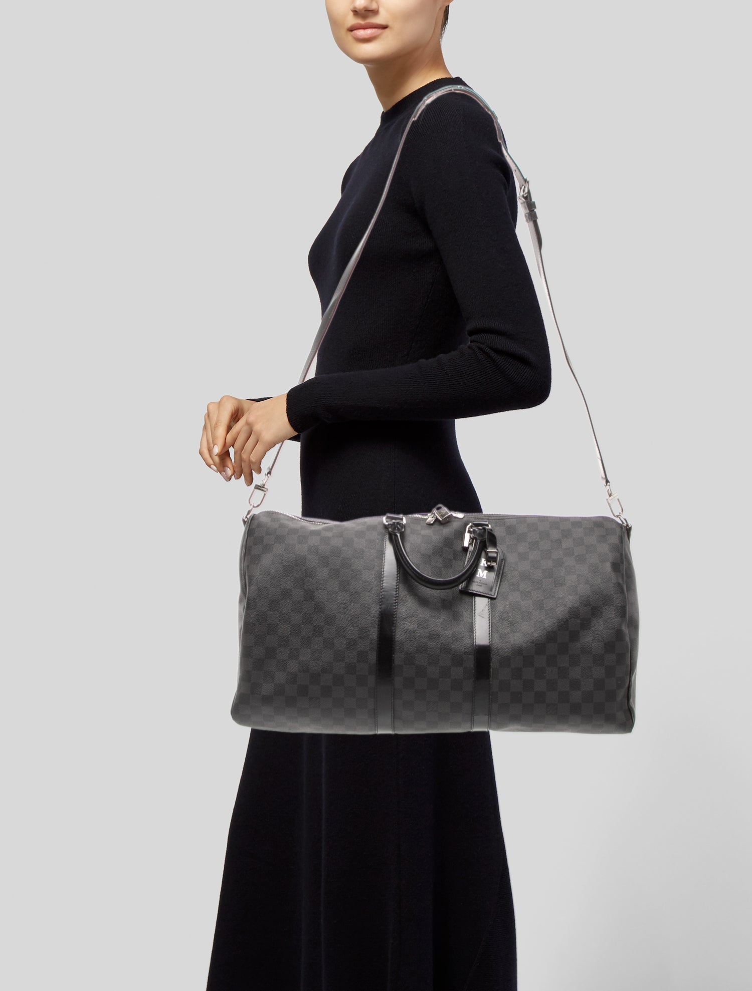 Louis Vuitton Damier Graphite Keepall Bandouliere 55