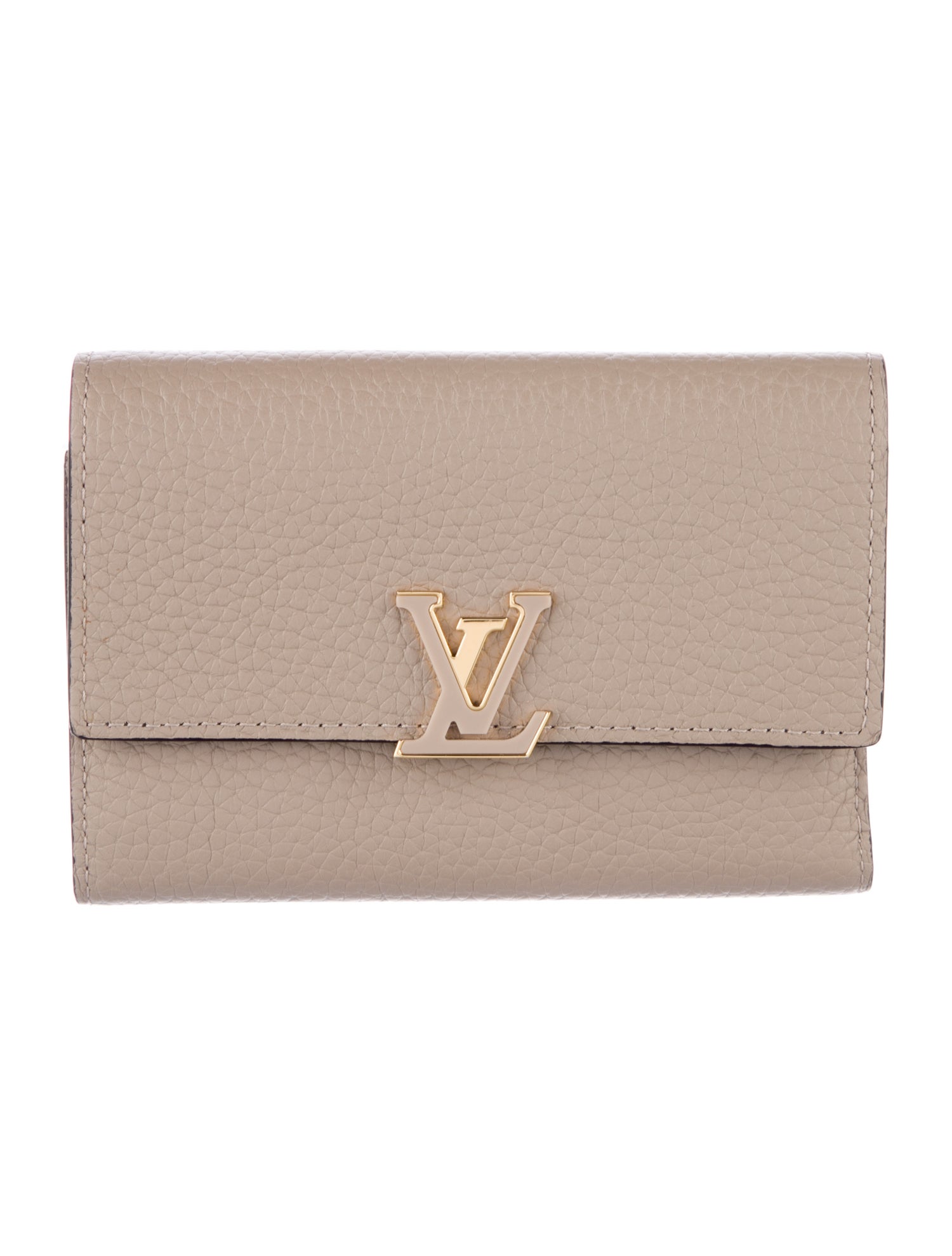 Louis Vuitton Taurillon Leather Capucines Compact Wallet