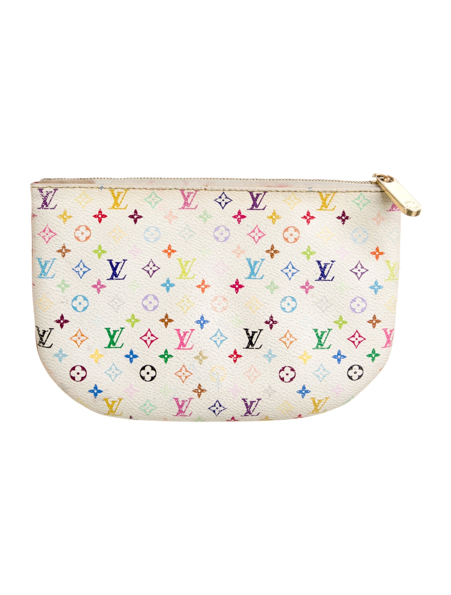 Louis Vuitton x Takashi Murakami Monogram Multicolore Pochette Plate GM