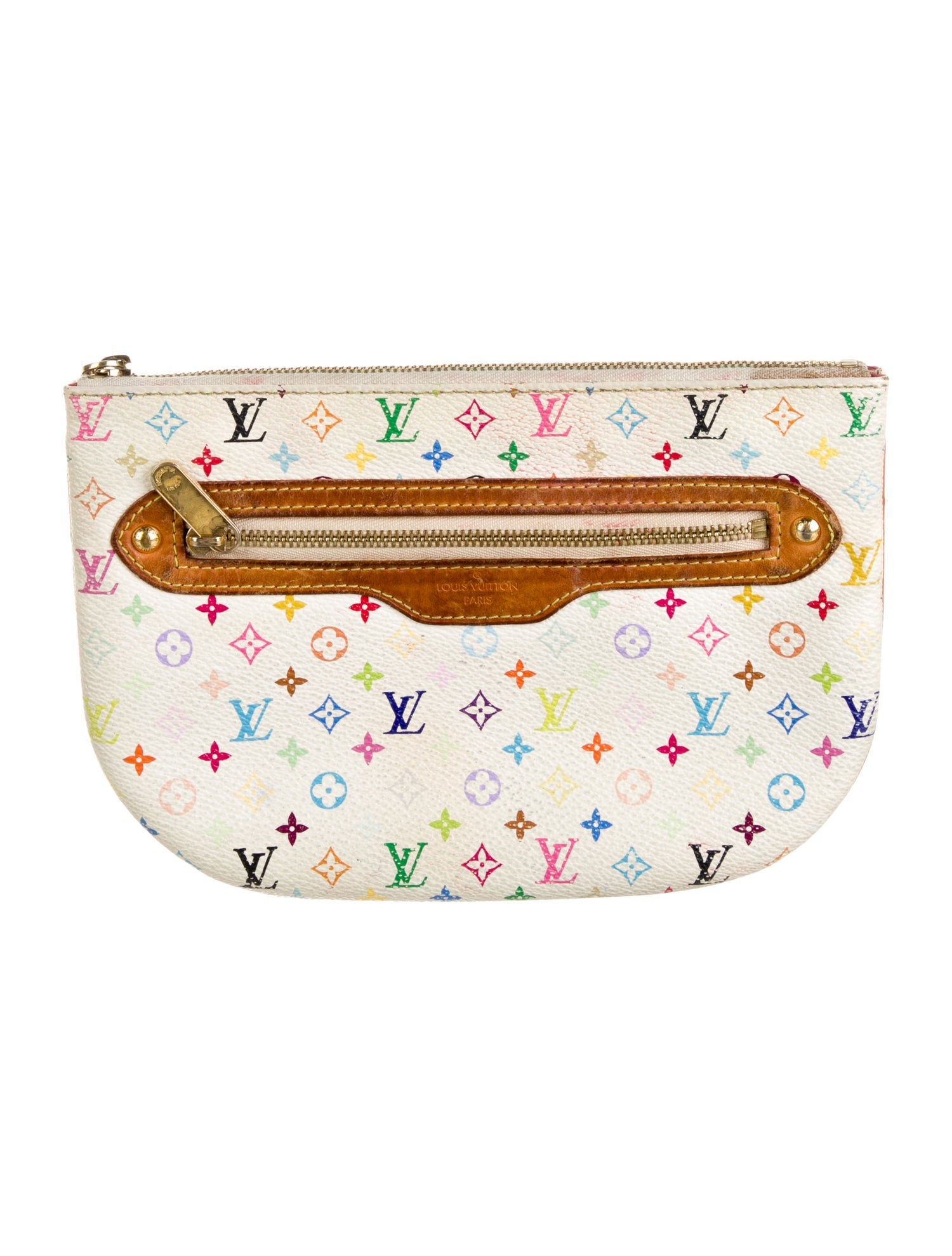 Louis Vuitton x Takashi Murakami Monogram Multicolore Pochette Plate GM