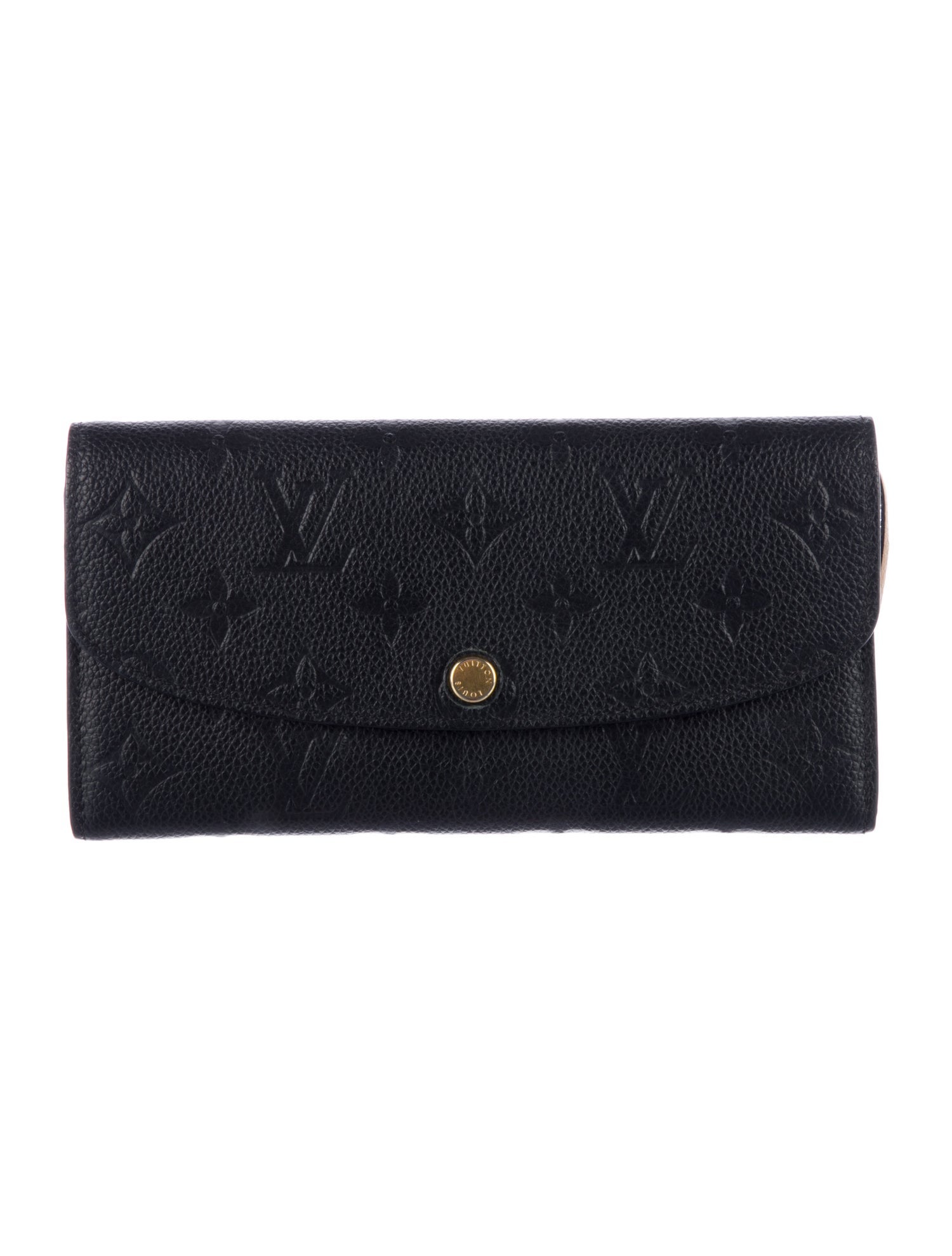 Louis Vuitton Monogram Pattern Empreinte Leather Emilie Wallet