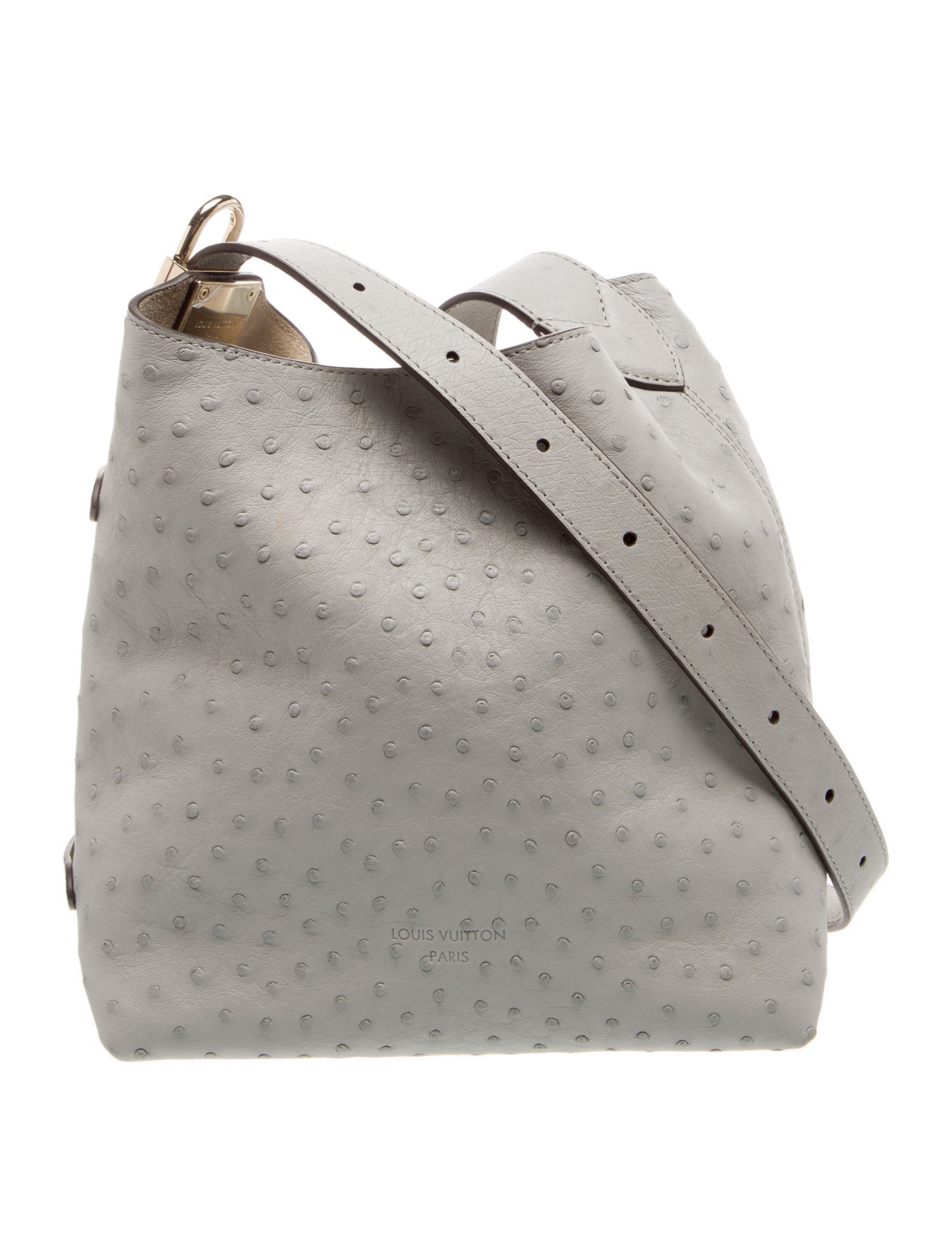 Louis Vuitton Ostrich Low Key Hobo PM