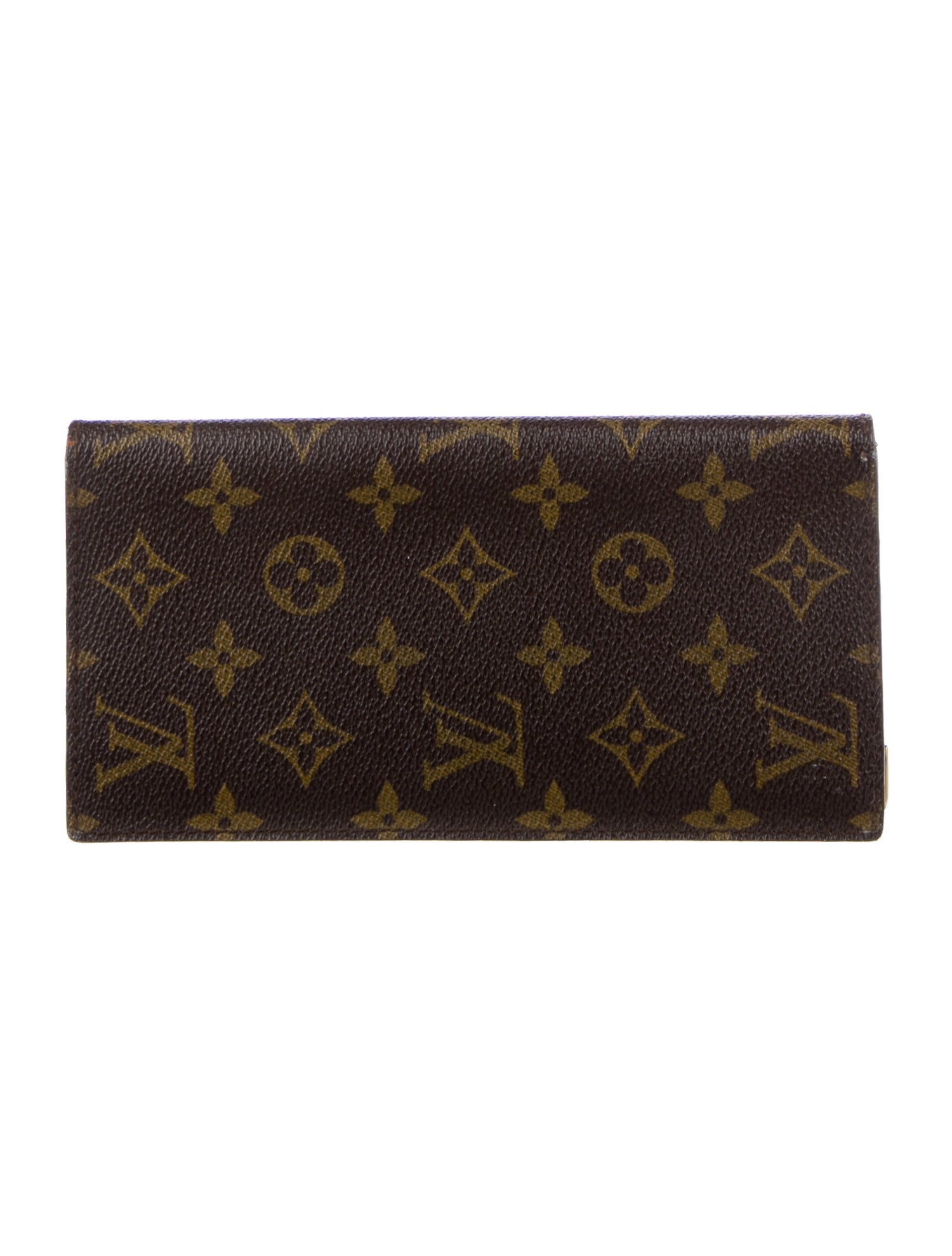 Louis Vuitton LV Monogram Coated Canvas Checkbook Holder