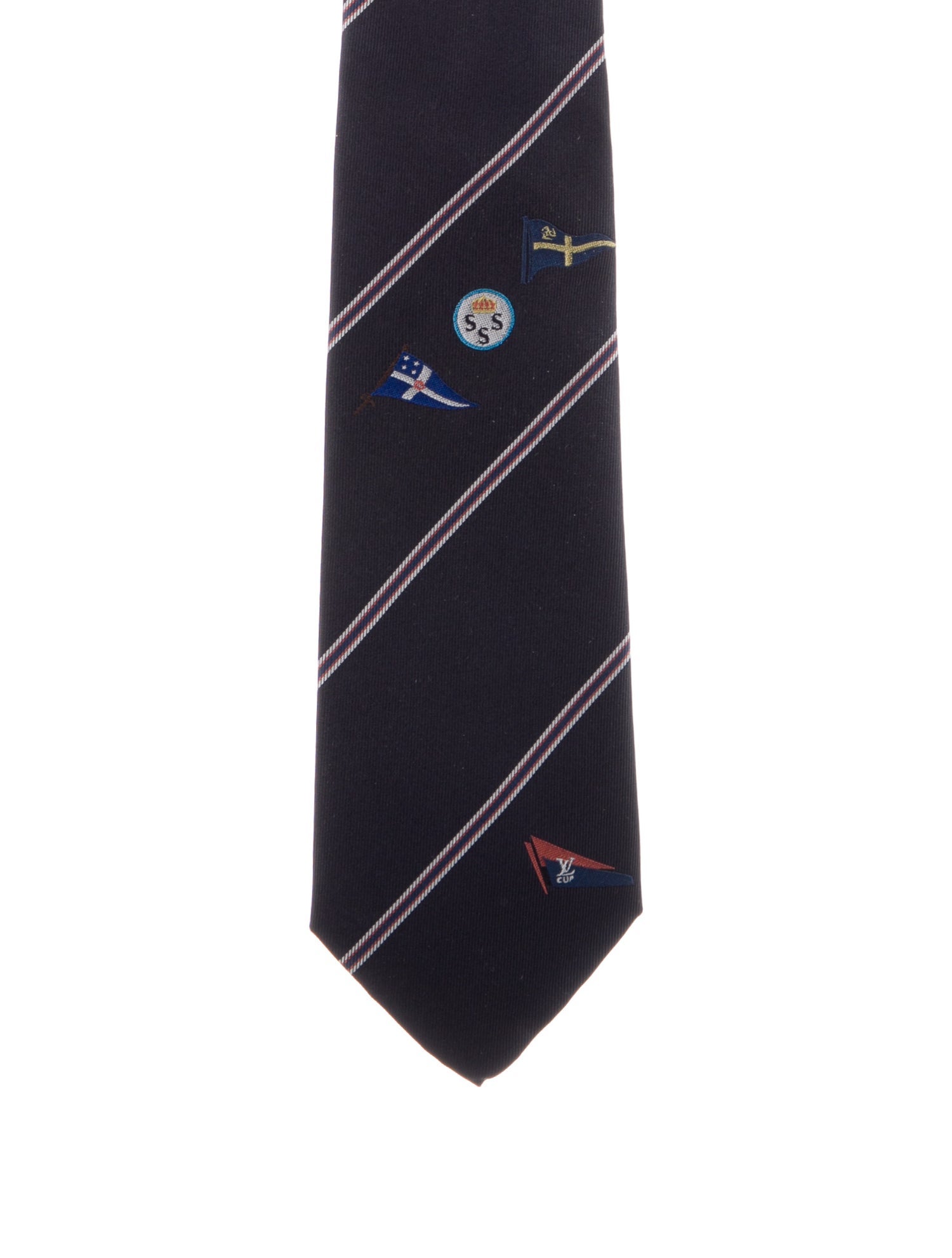 Louis Vuitton Print Silk Tie