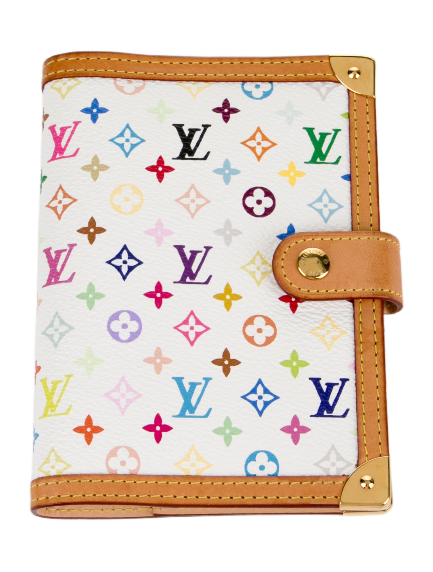 Louis Vuitton x Takashi Murakami Monogram Multicolore Small Ring Agenda Cover