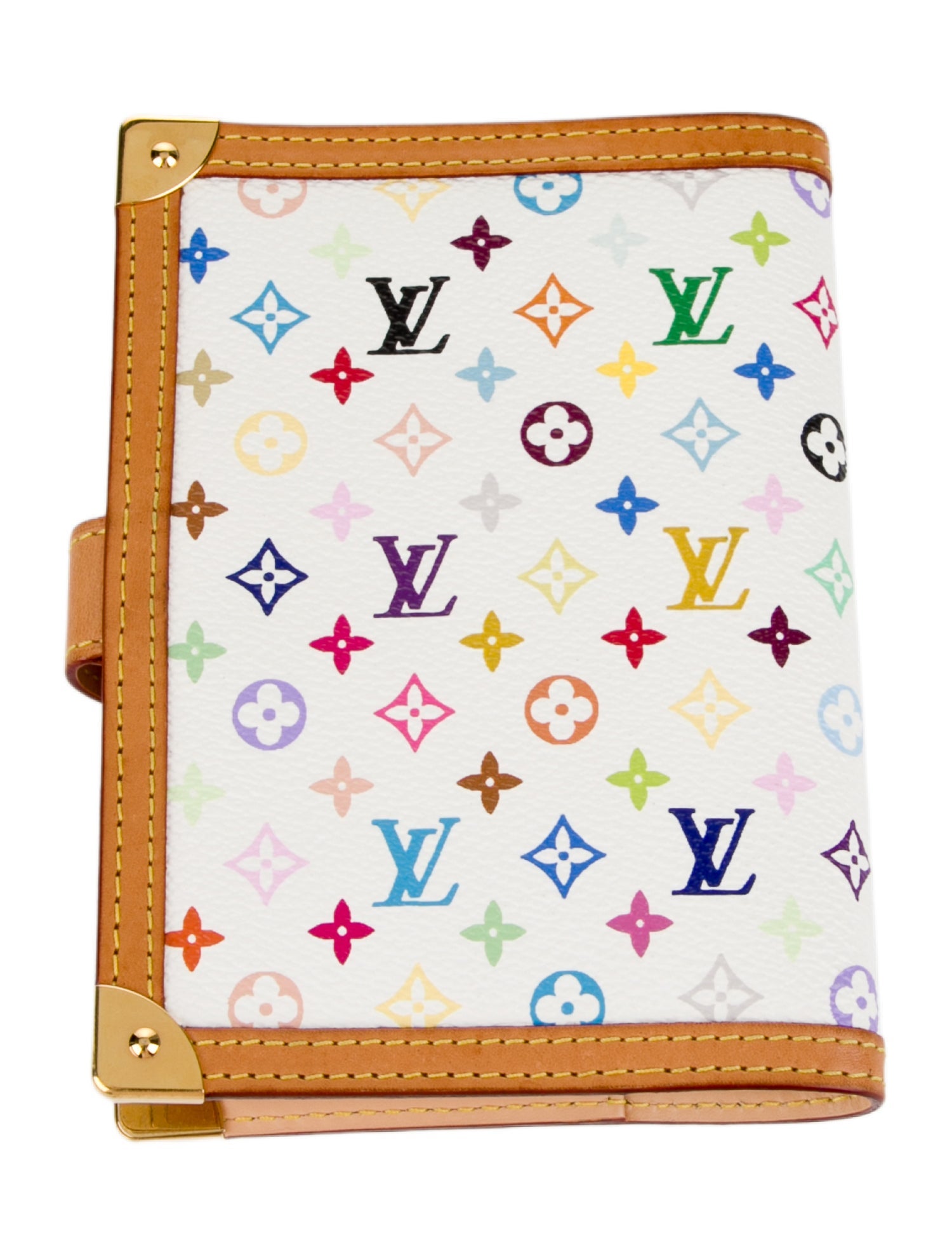 Louis Vuitton x Takashi Murakami Monogram Multicolore Small Ring Agenda Cover