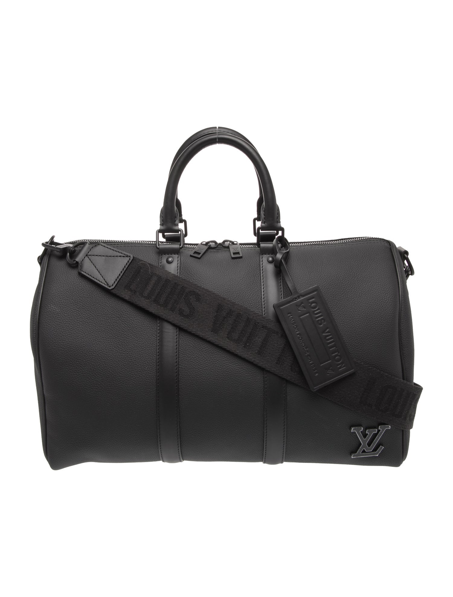 Louis Vuitton Taurillon Leather Aerogram Keepall Bandouliere 40