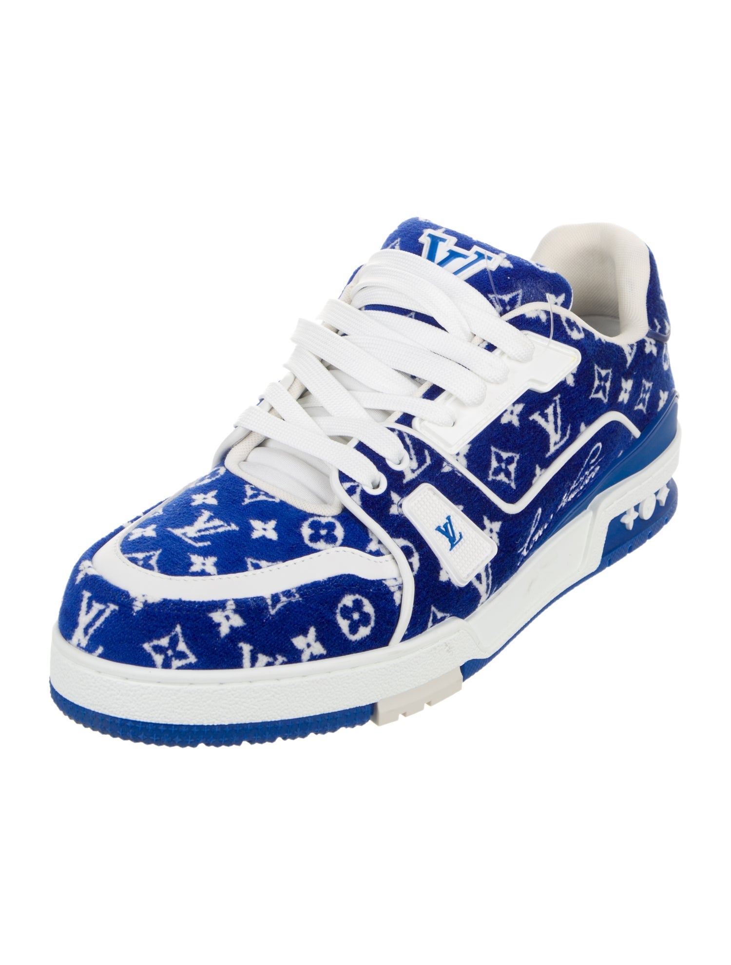 Louis Vuitton LV Monogram Velvet Sneakers