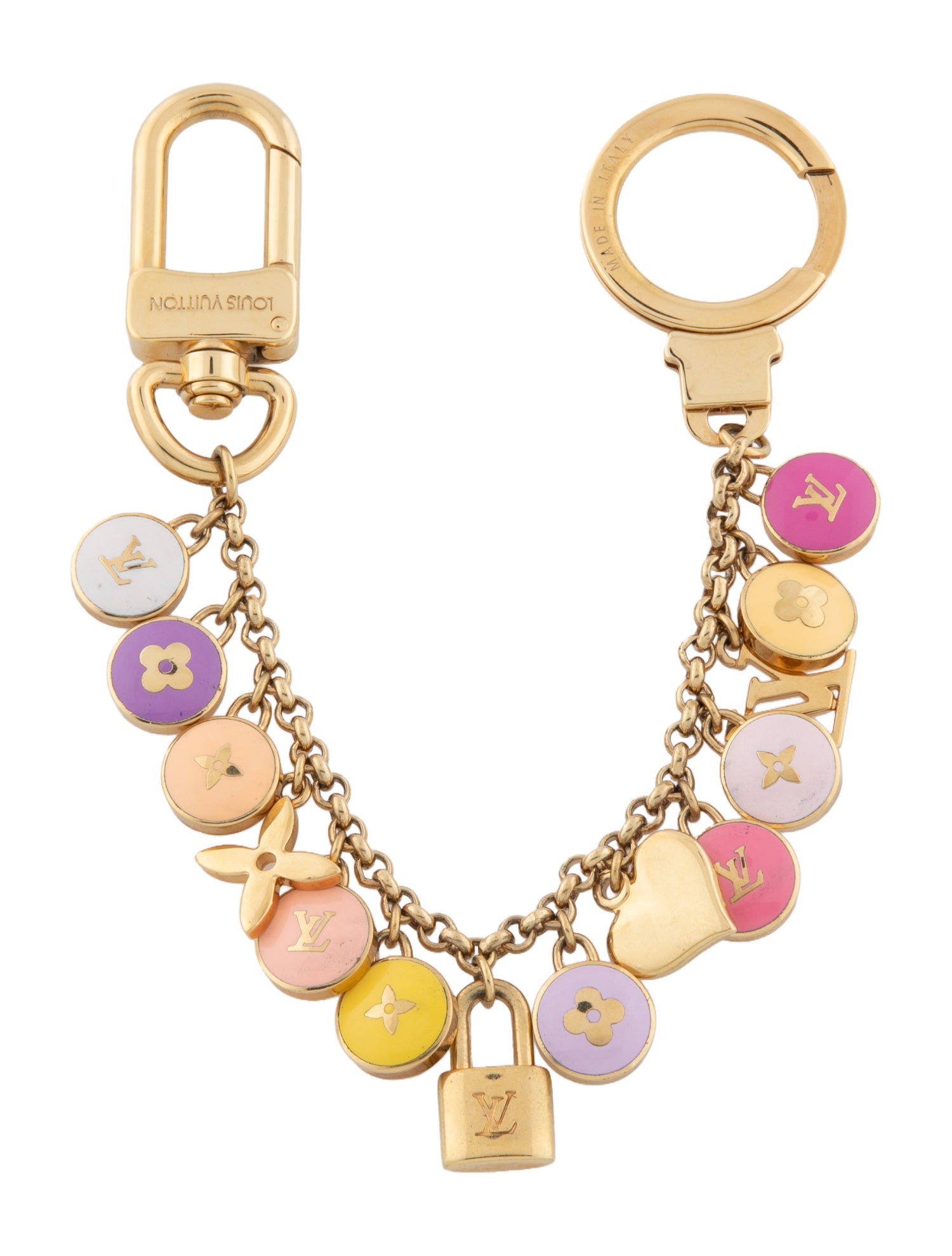 Louis Vuitton Pastilles Key Chain & Bag Charm