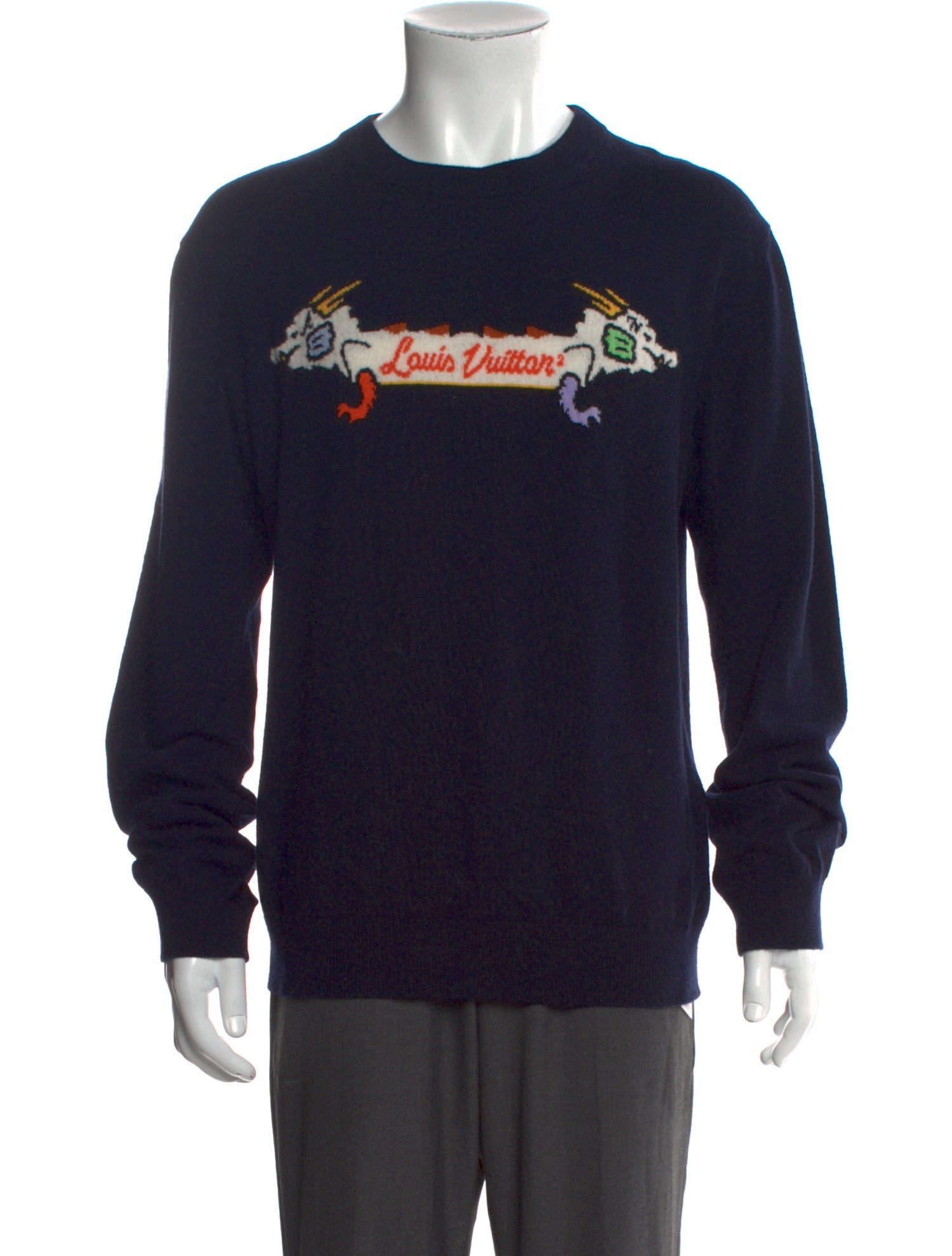 Louis Vuitton 2022 Signature Logo Pullover