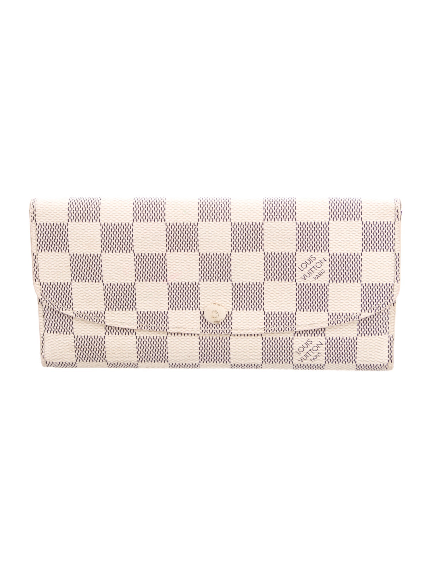 Louis Vuitton 2014 Damier Azur Pattern Emilie Wallet