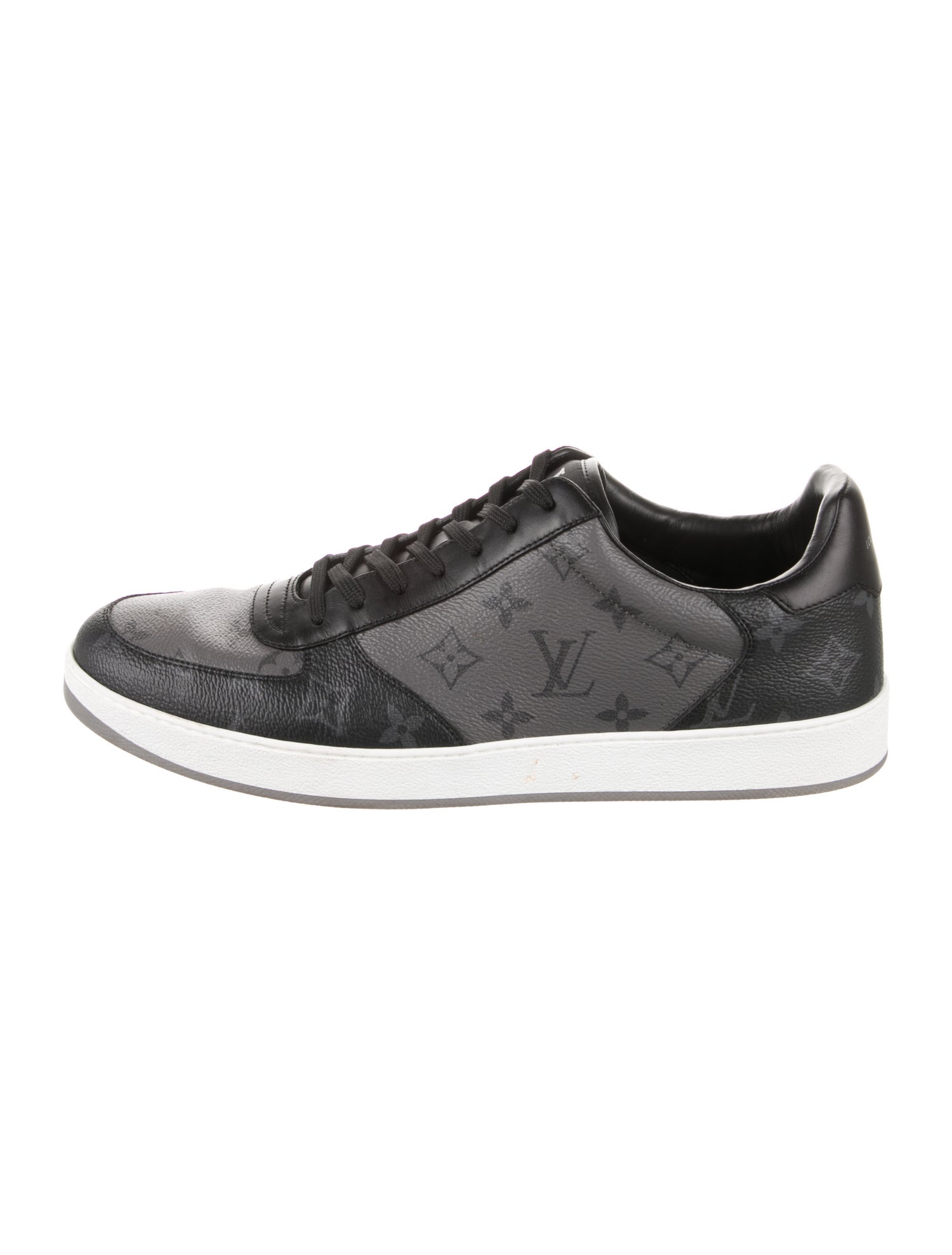 Louis Vuitton Monogram Eclipse Leather Sneakers