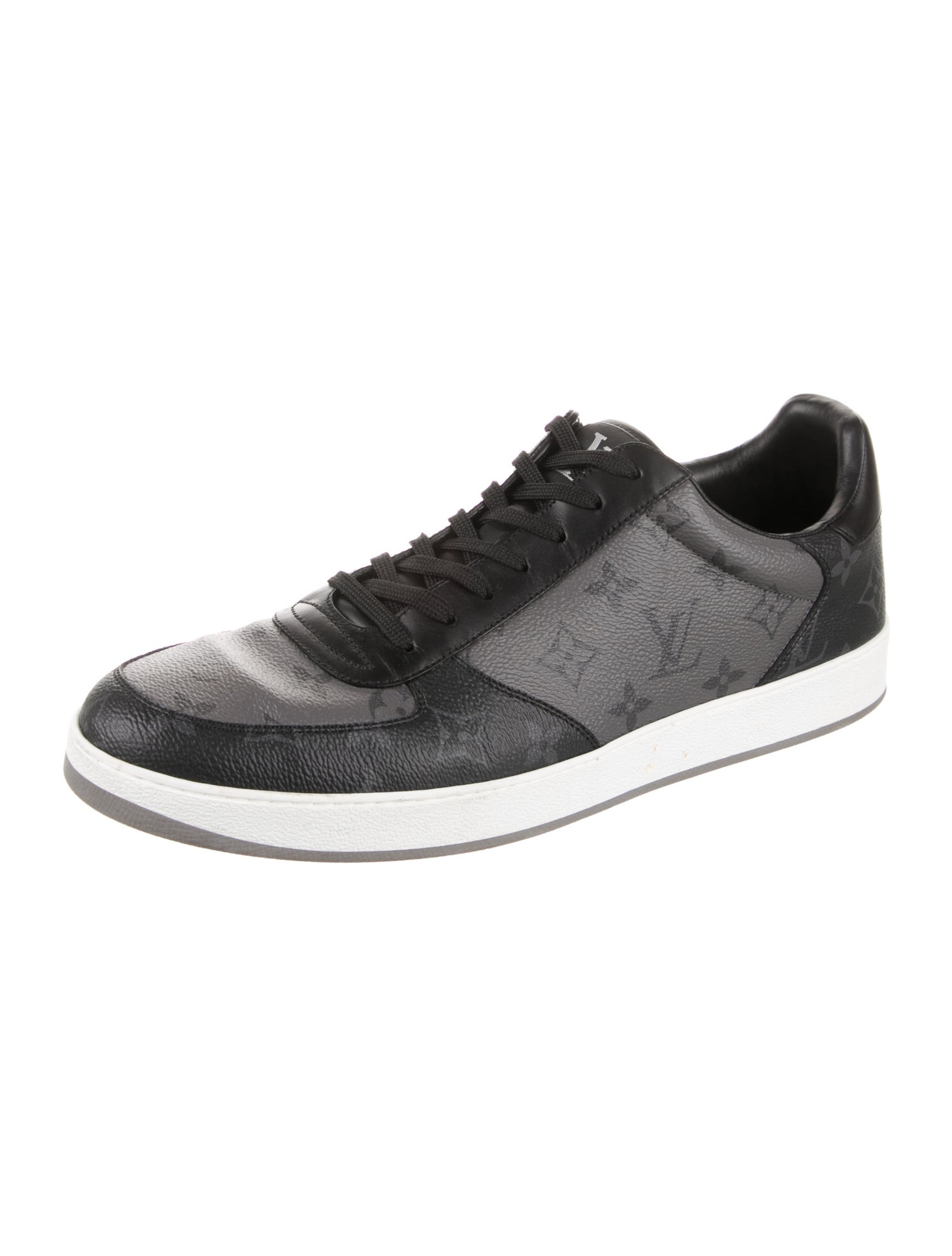 Louis Vuitton Monogram Eclipse Leather Sneakers
