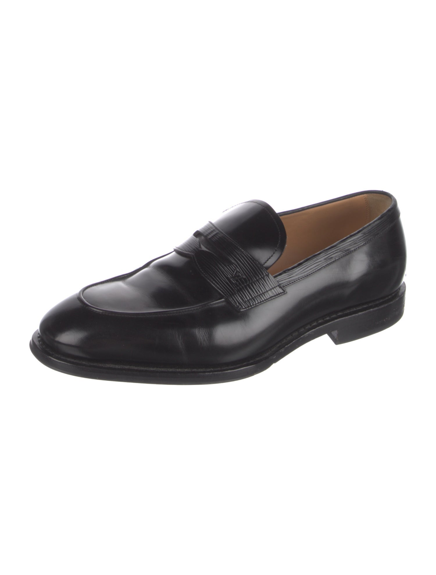 Louis Vuitton LV Monogram Leather Dress Loafers