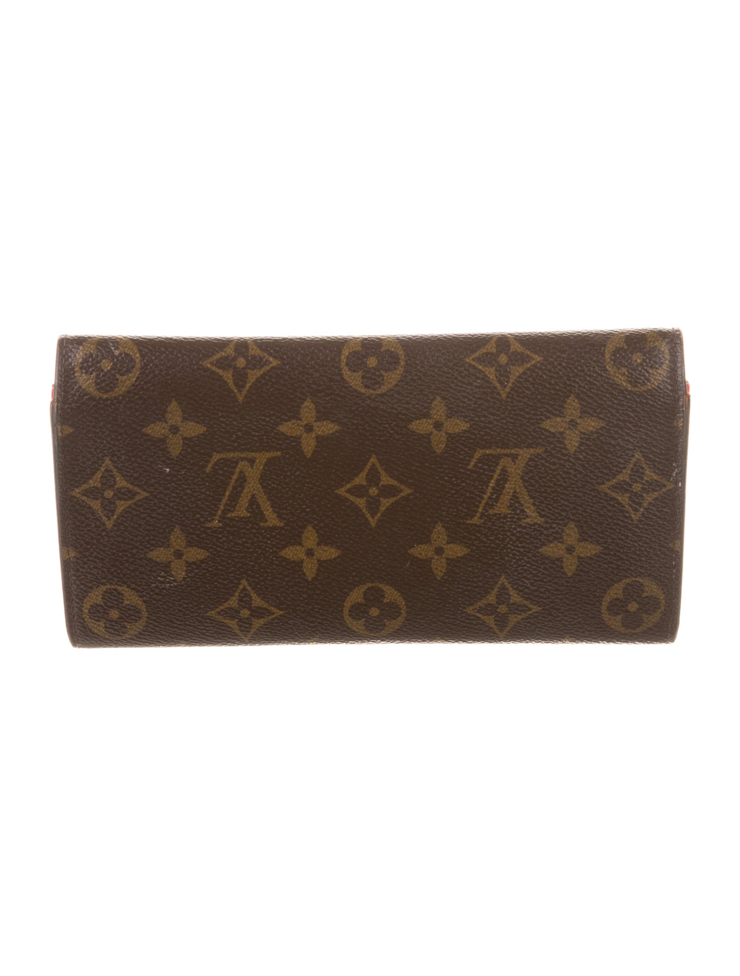 Louis Vuitton LV Monogram Coated Canvas Emilie Wallet