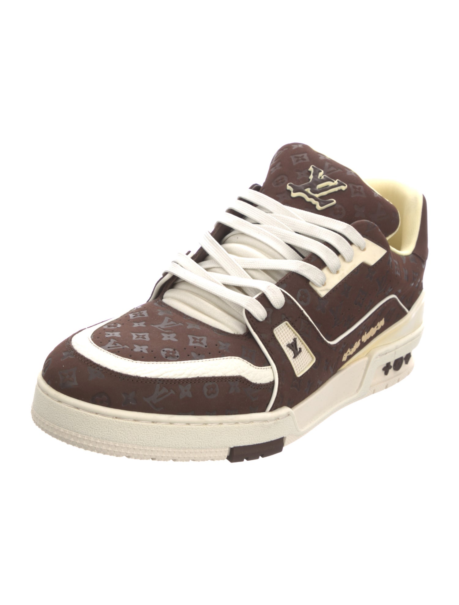 Louis Vuitton LV Monogram Leather Sneakers