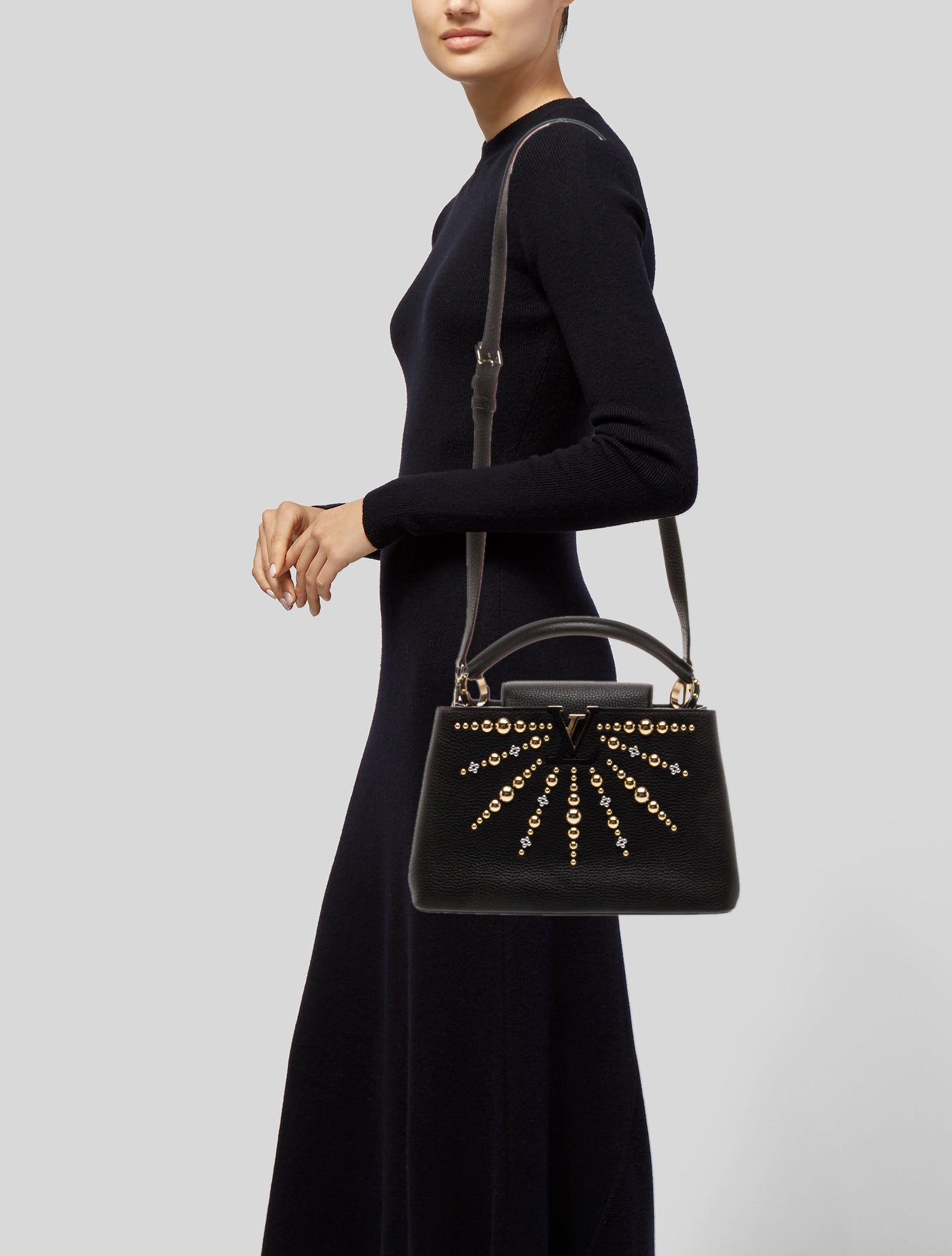 Louis Vuitton Taurillon Leather Capucines PM