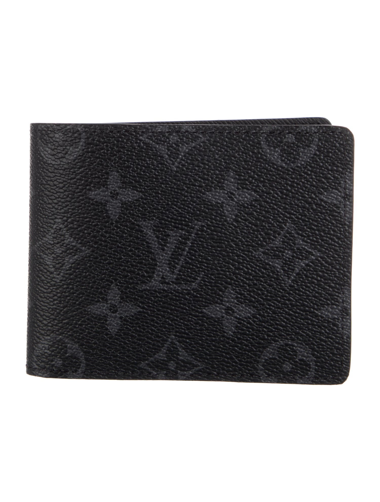 Louis Vuitton Monogram Eclipse Coated Canvas Multiple Wallet w/ Tags