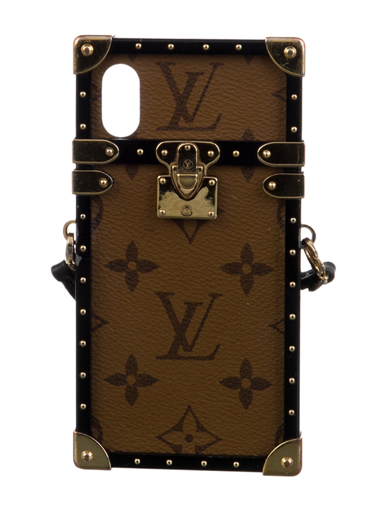 Louis Vuitton Monogram Reverse Eye Trunk iPhone X Case