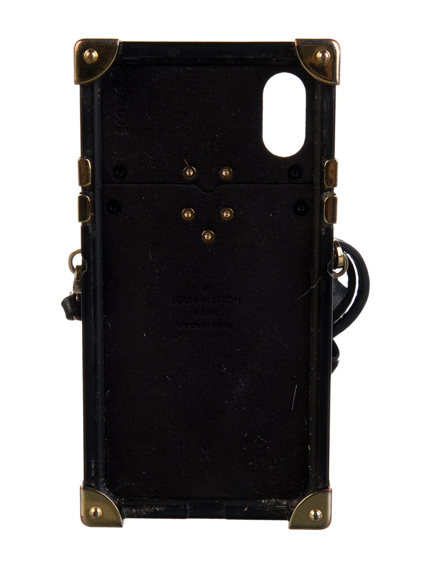 Louis Vuitton Monogram Reverse Eye Trunk iPhone X Case