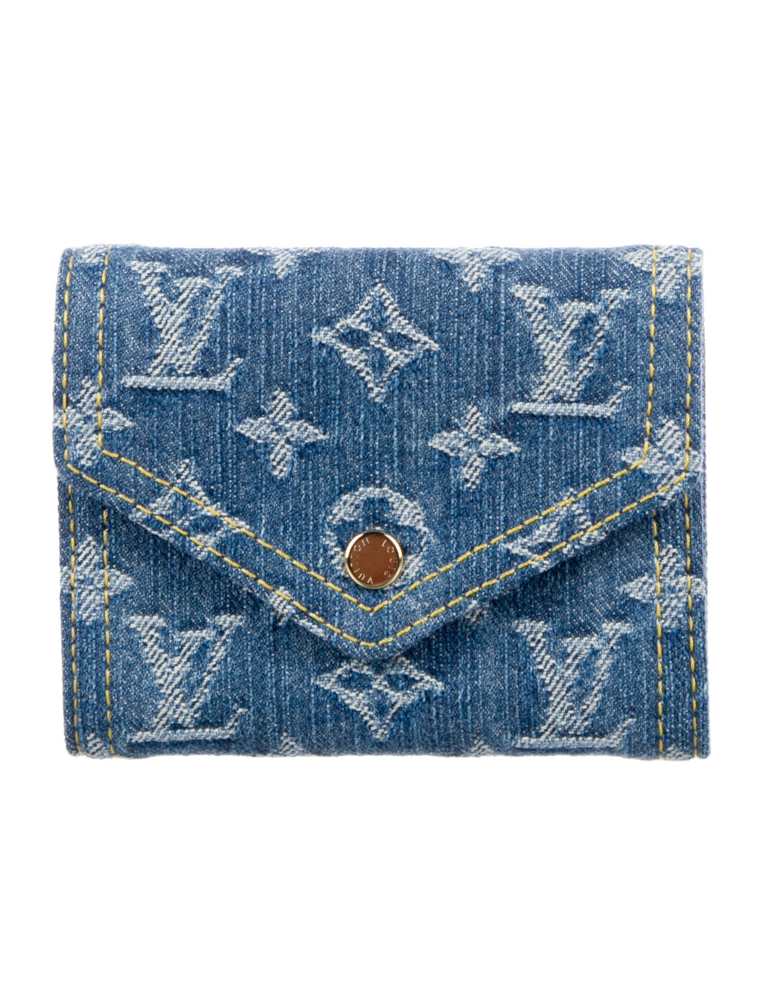 Louis Vuitton Monogram Denim Victorine Wallet
