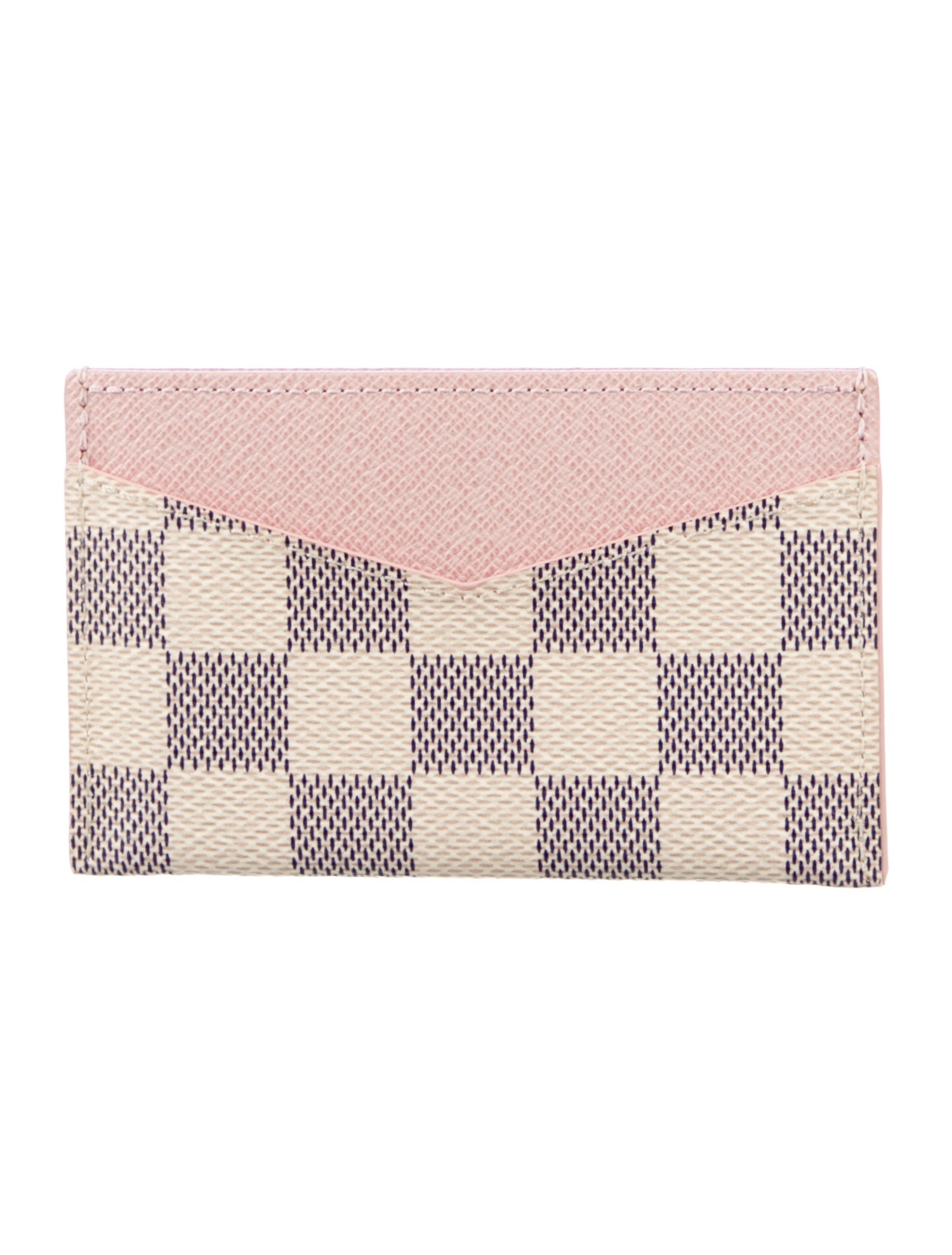 Louis Vuitton Damier Azur Pattern Coated Canvas Card Case