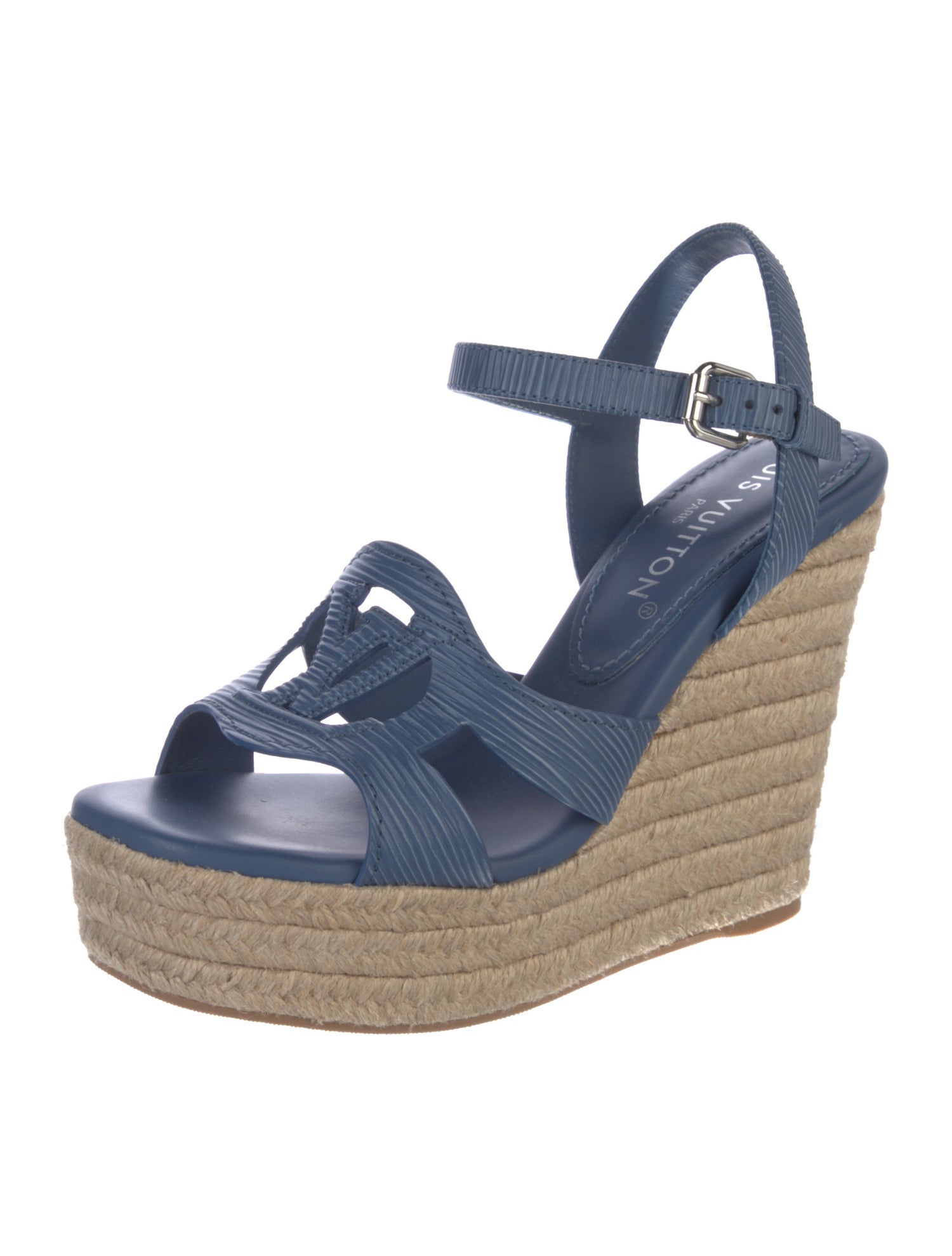 Louis Vuitton Monogram Pattern Leather Espadrilles