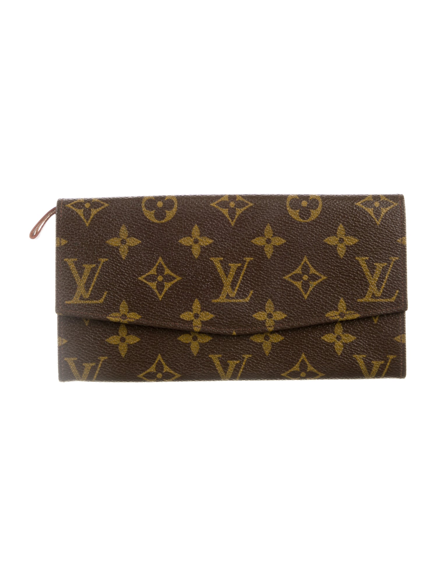 Louis Vuitton Monogram Pattern Coated Canvas Sarah Wallet
