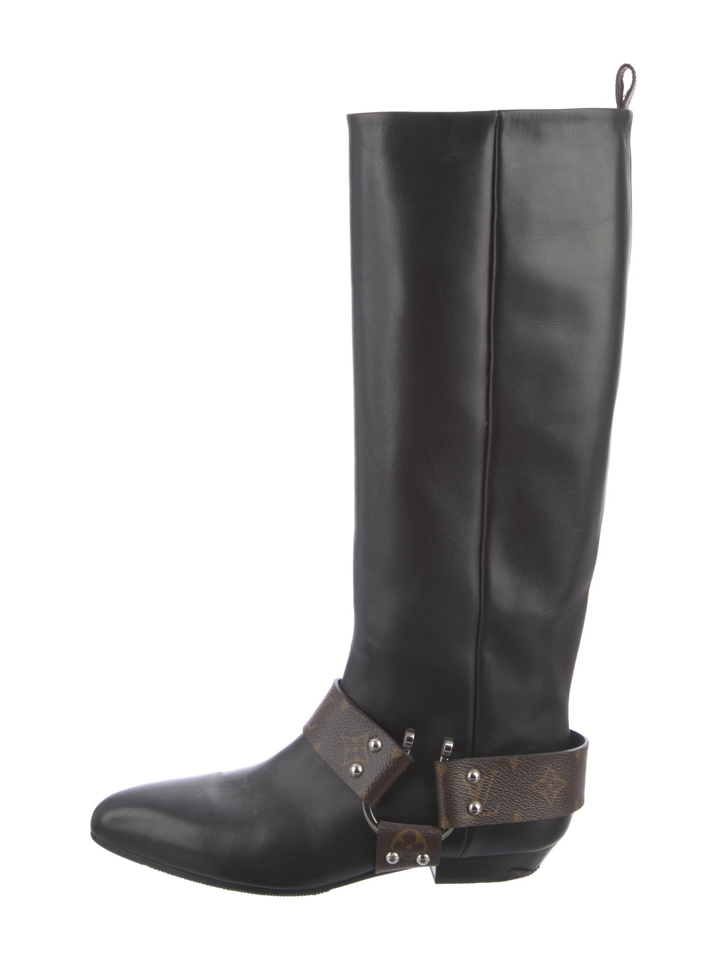 Louis Vuitton LV Monogram Leather Riding Boots