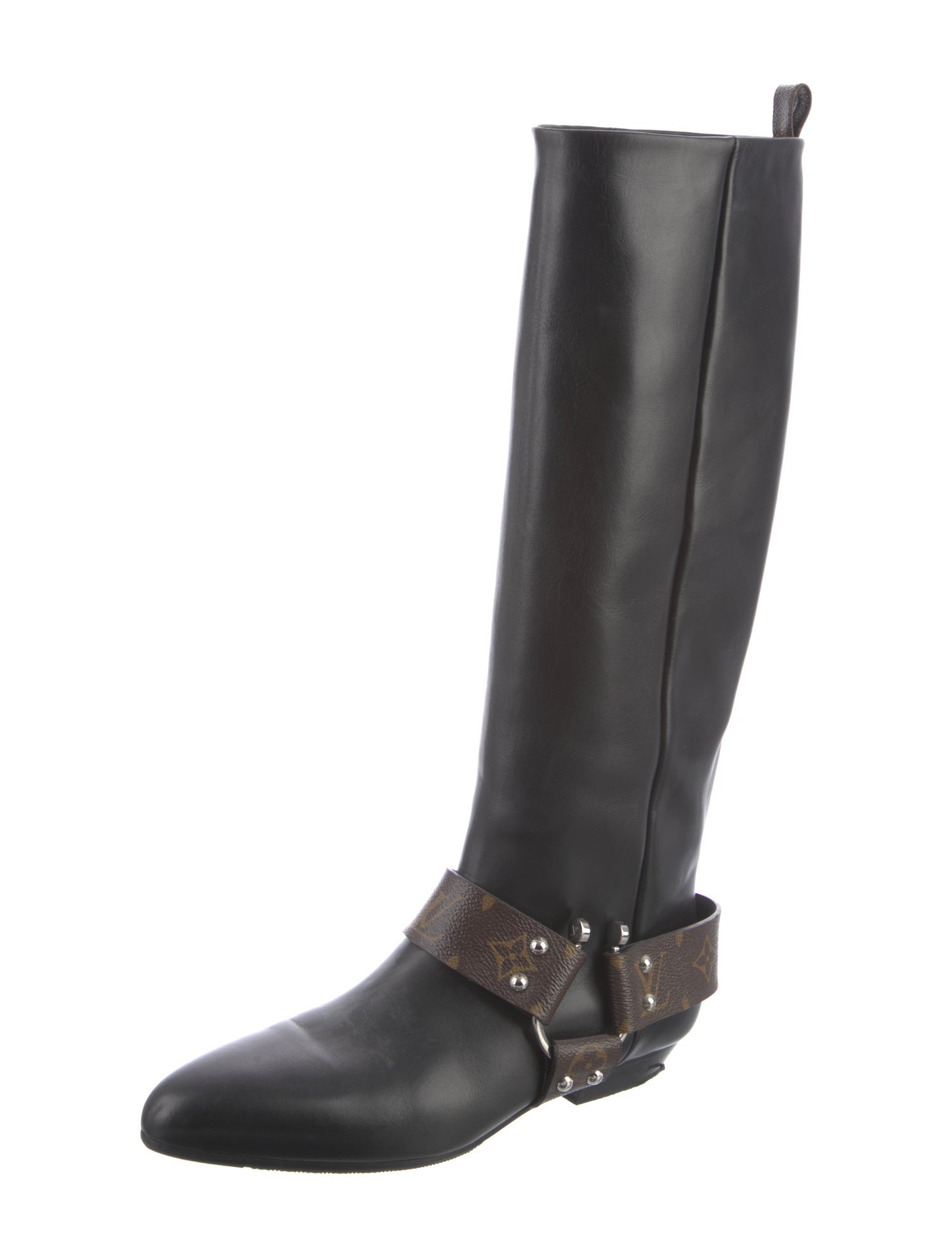 Louis Vuitton LV Monogram Leather Riding Boots