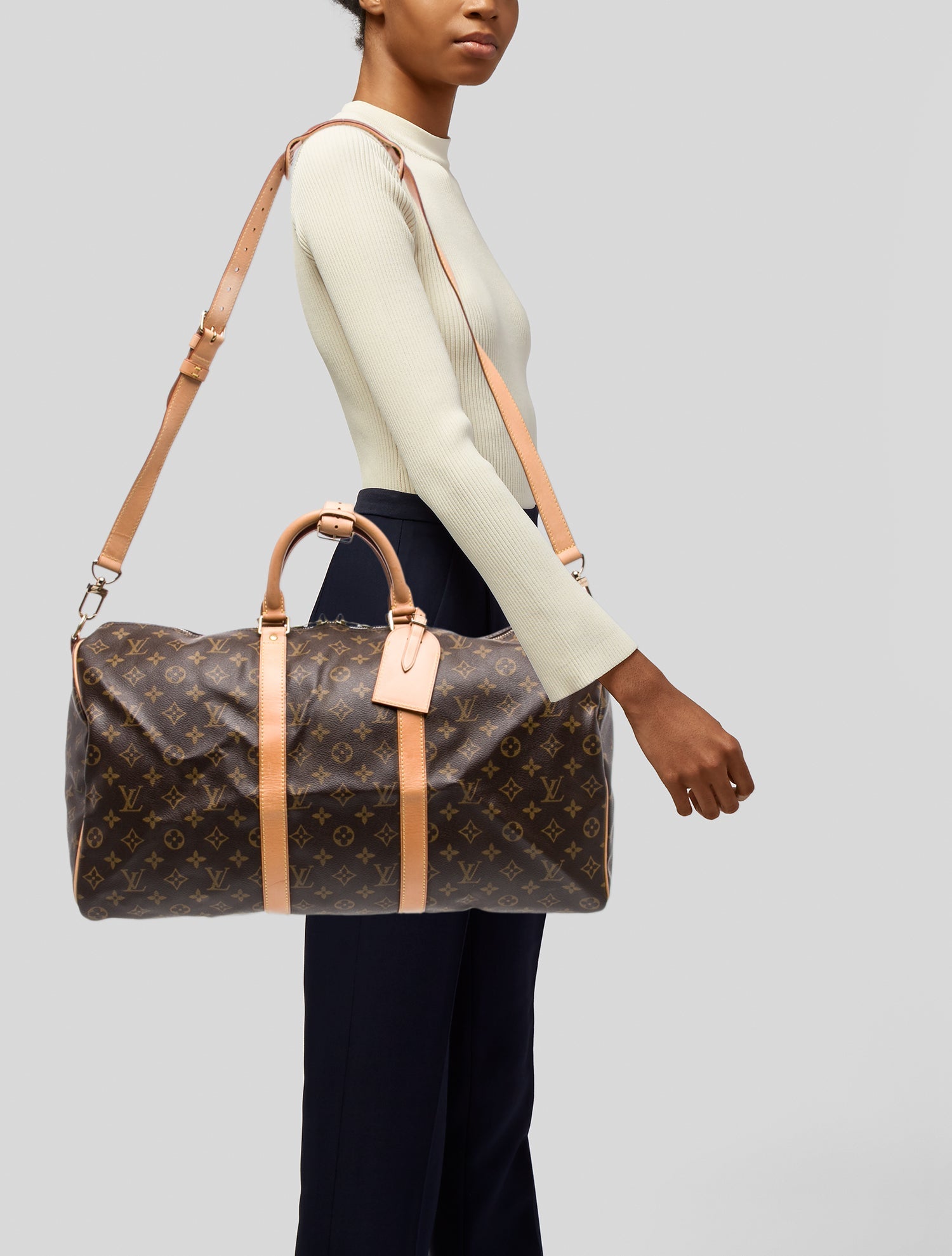 Louis Vuitton LV Monogram Keepall Bandouliere 50
