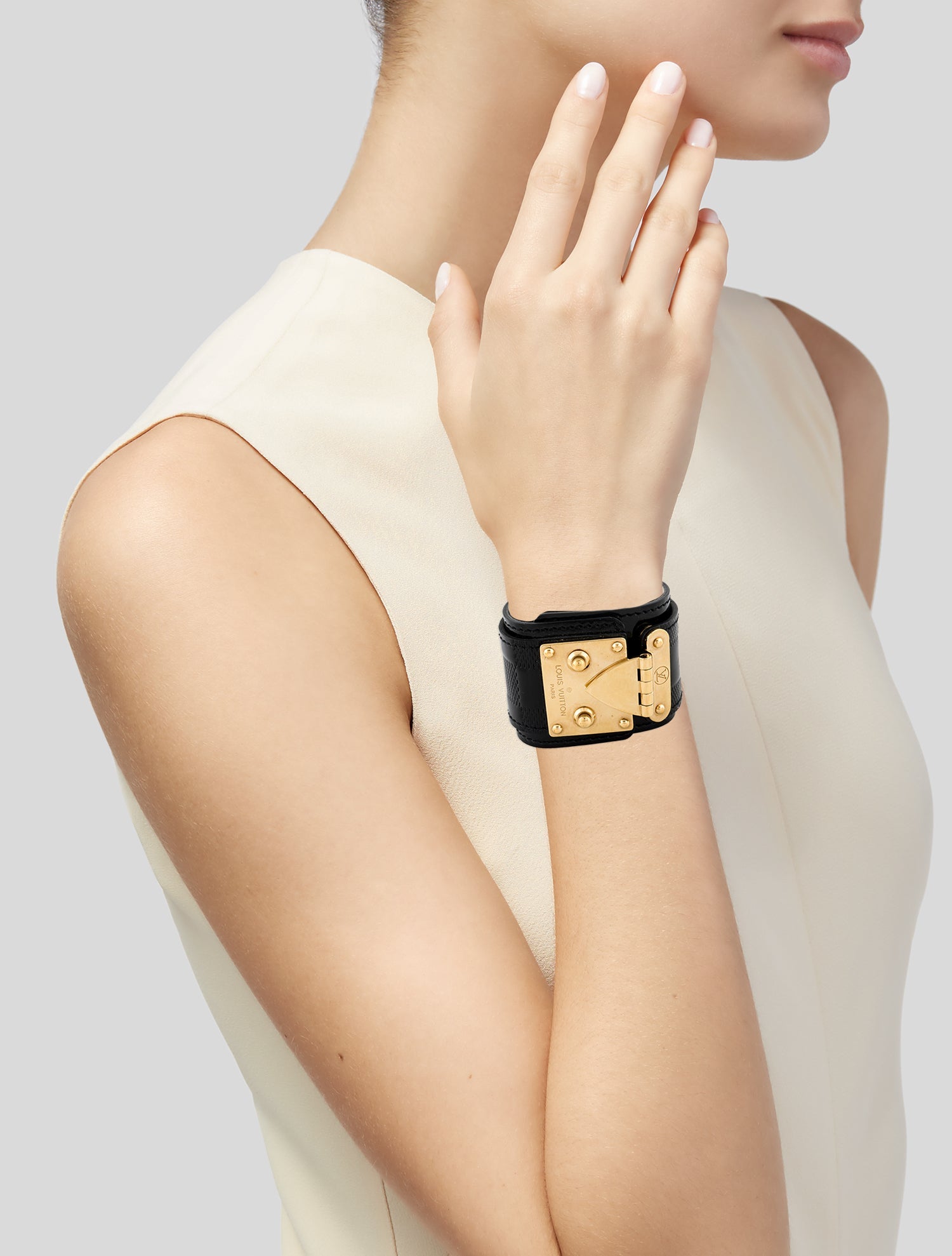 Louis Vuitton S-Lock Cuff Bracelet