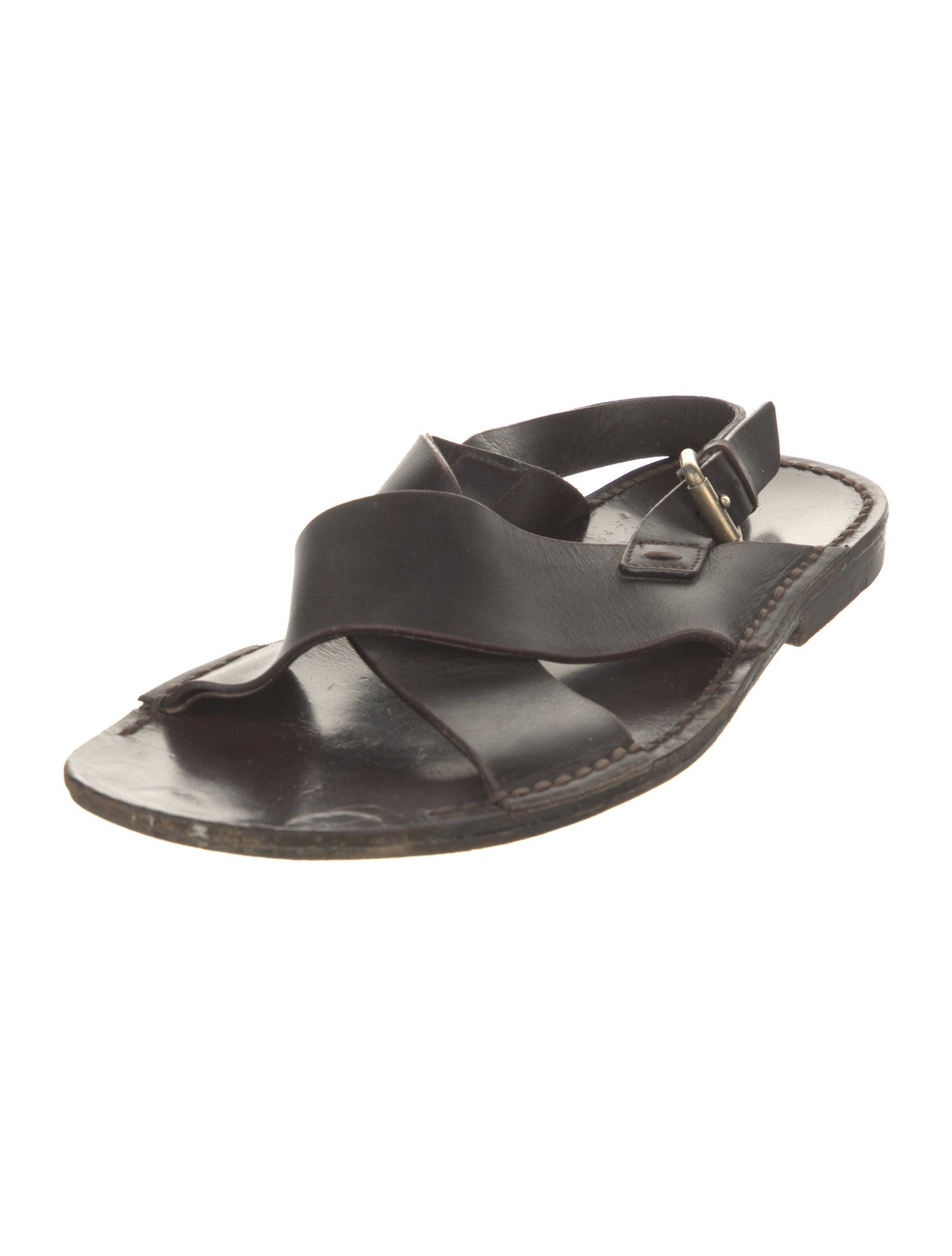 Louis Vuitton Leather Slides