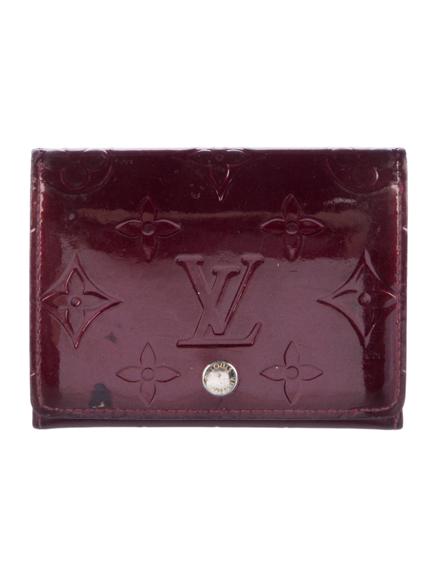 Louis Vuitton Monogram Vernis Vernis Patent Leather Card Case