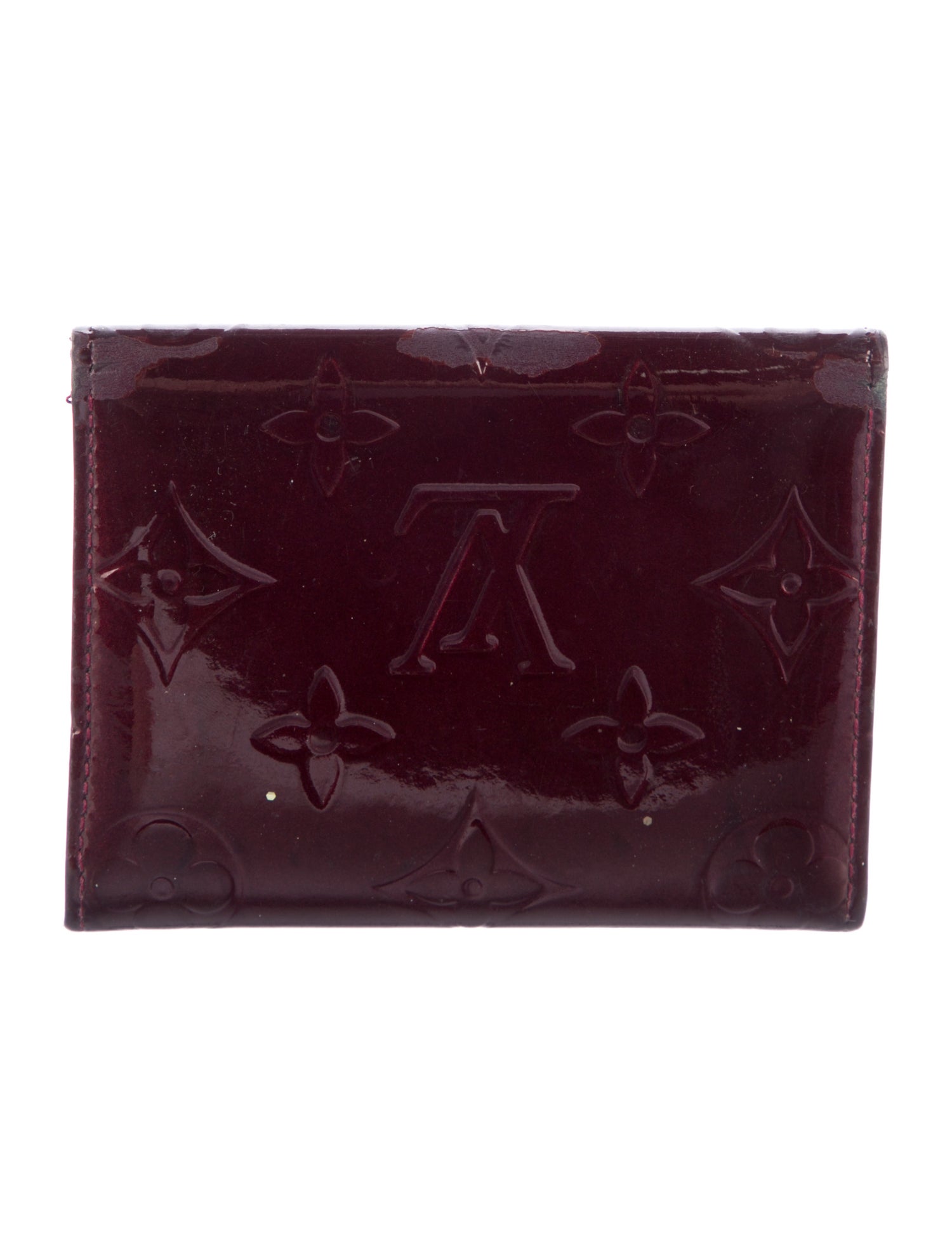 Louis Vuitton Monogram Vernis Vernis Patent Leather Card Case