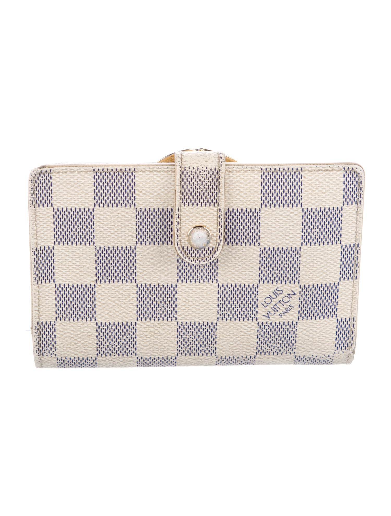 Louis Vuitton Damier Azur Pattern French Purse