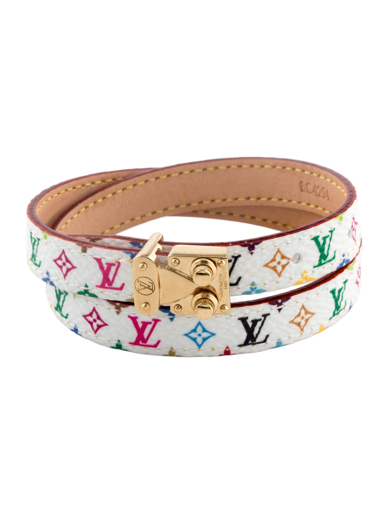 Louis Vuitton x Murakami Leather Double Wrap Bracelet