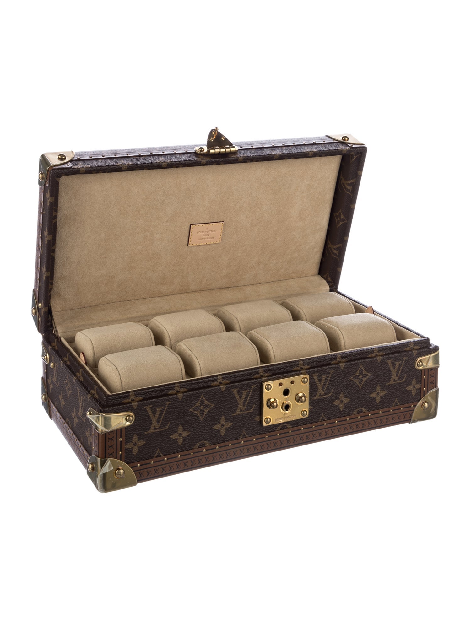 Louis Vuitton Monogram Coffret Montres 8 Watch Case w/ Tags