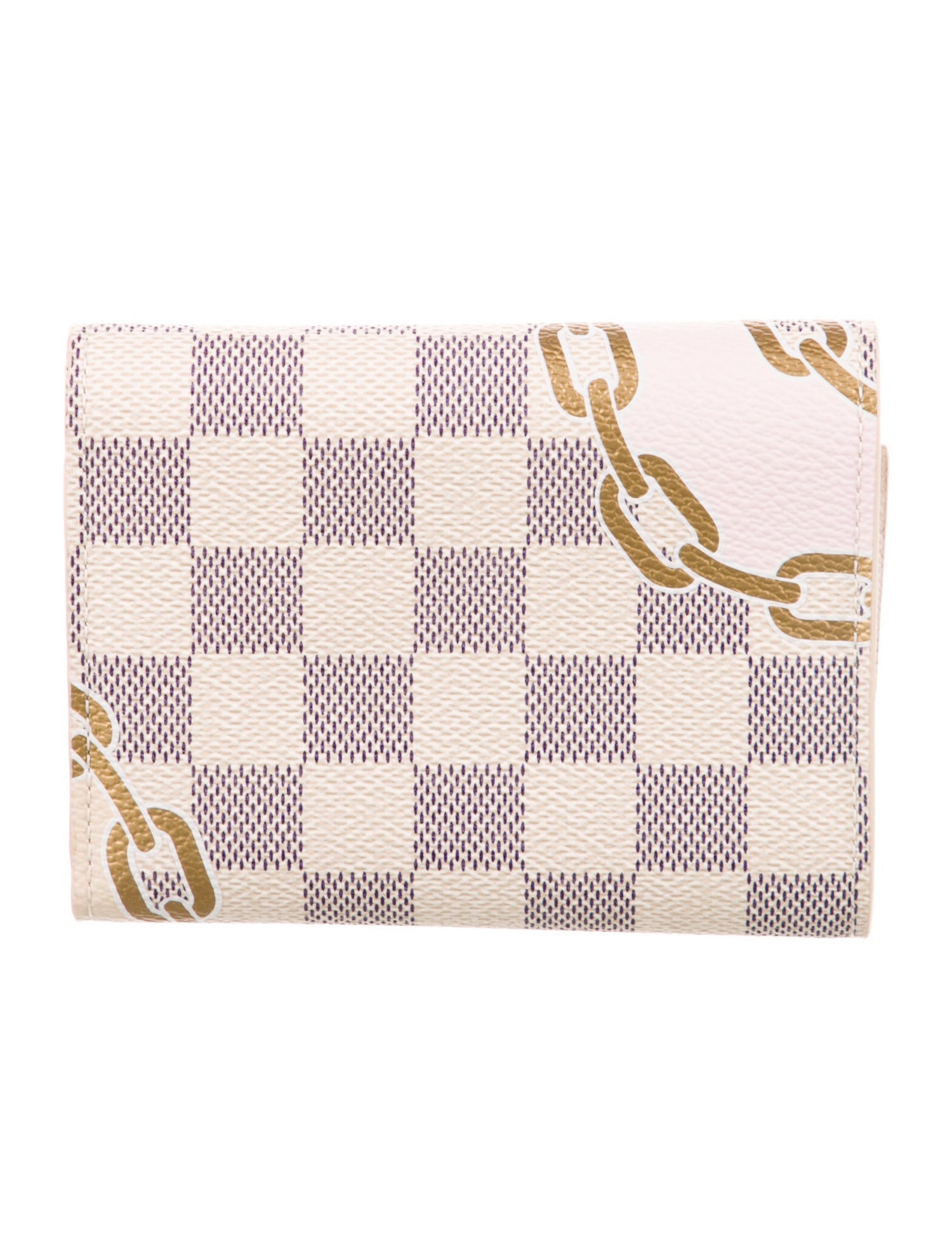 Louis Vuitton Damier Azur Pattern Coated Canvas Victorine Wallet