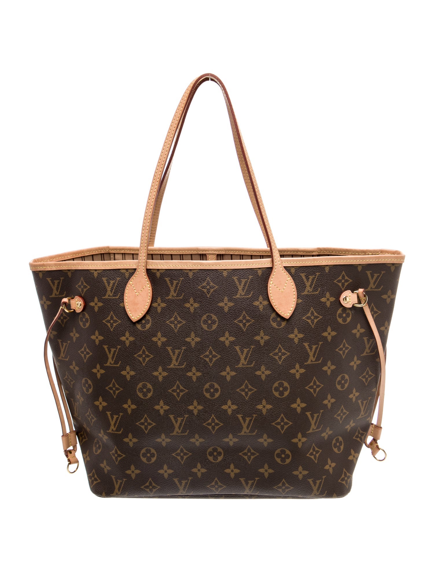 Louis Vuitton LV Monogram Neverfull w/Pouch MM