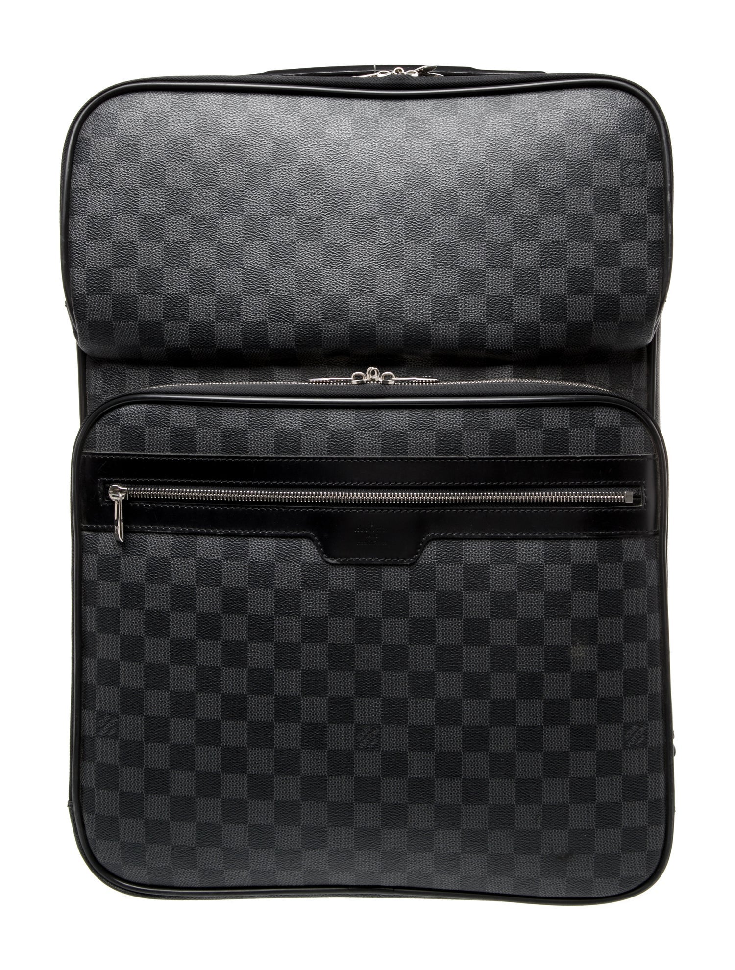Louis Vuitton mens' black suitcase