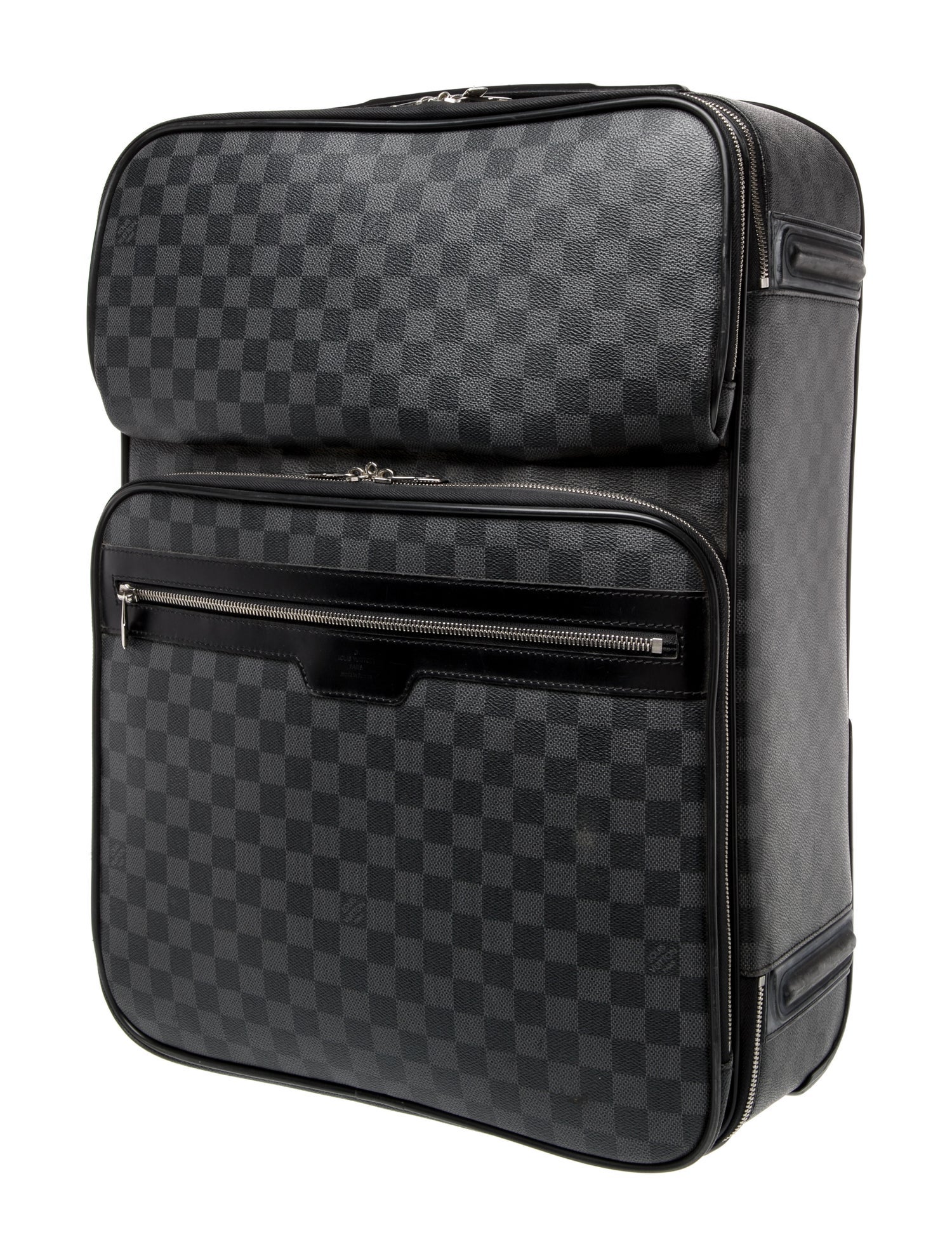 Louis Vuitton mens' black suitcase